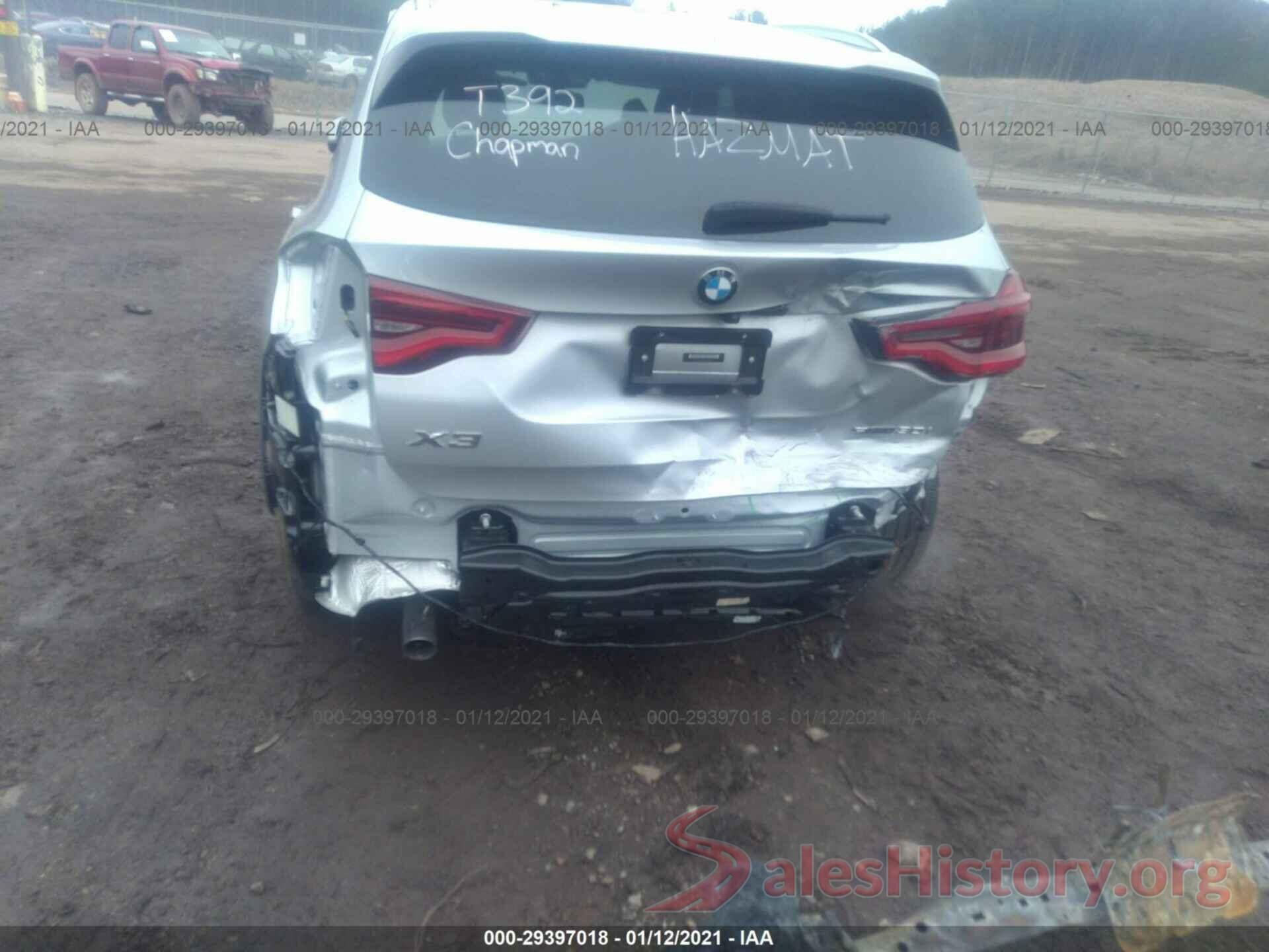 5UXTR7C57KLR44722 2019 BMW X3