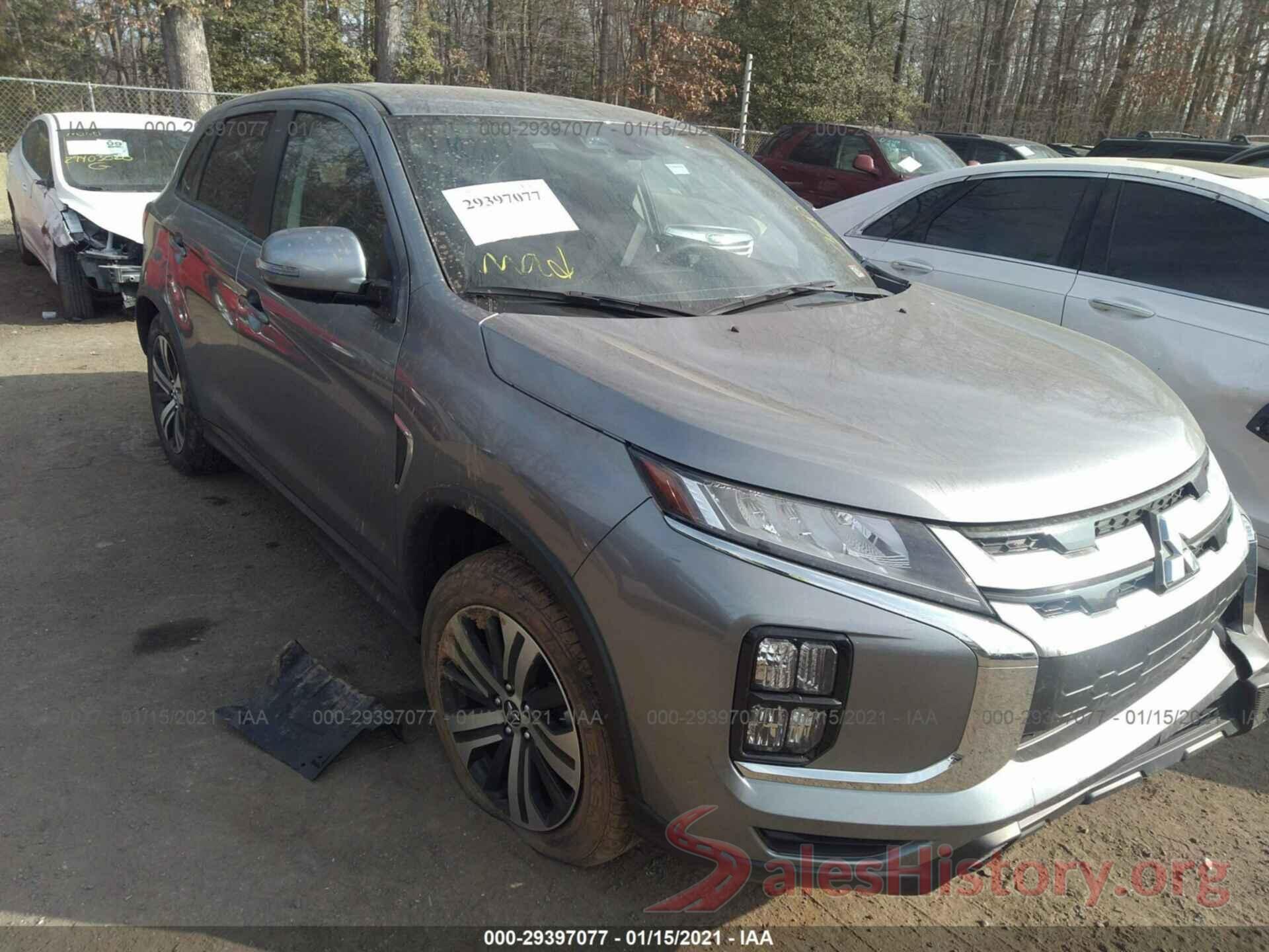 JA4AR3AU5LU014299 2020 MITSUBISHI OUTLANDER SPORT