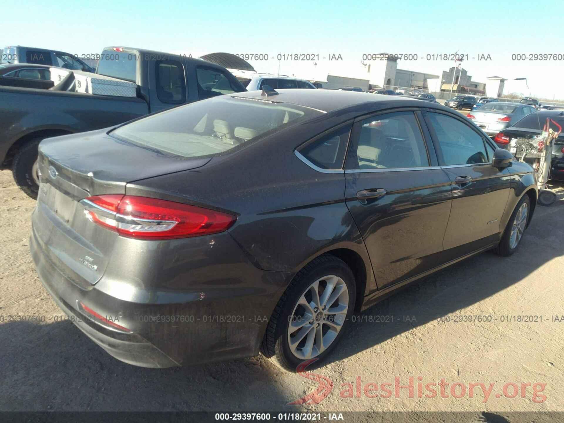 3FA6P0LU4KR241895 2019 FORD FUSION HYBRID