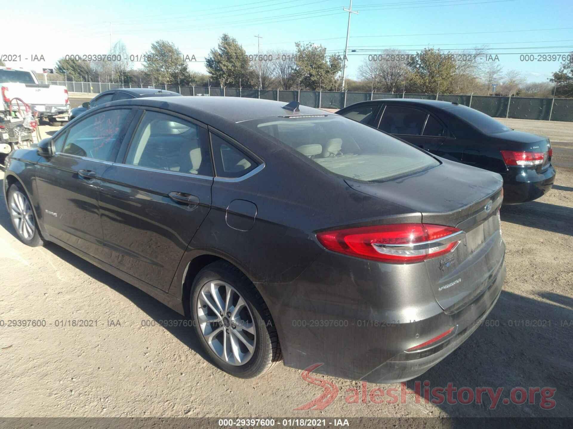 3FA6P0LU4KR241895 2019 FORD FUSION HYBRID