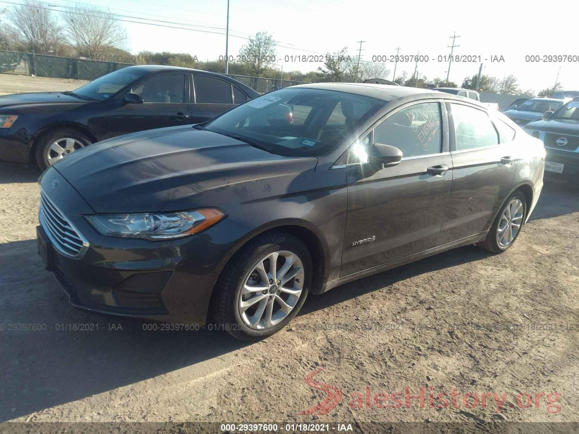 3FA6P0LU4KR241895 2019 FORD FUSION HYBRID