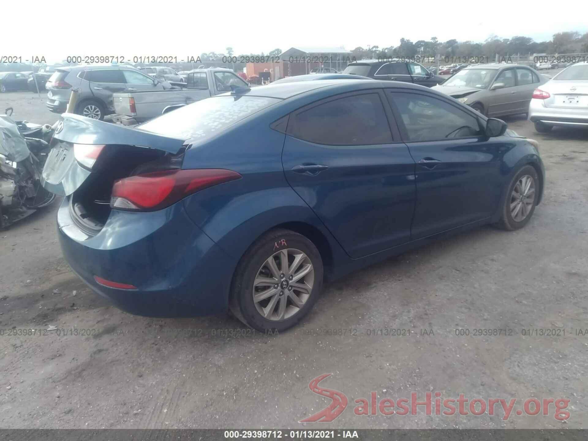 KMHDH4AE3GU542560 2016 HYUNDAI ELANTRA