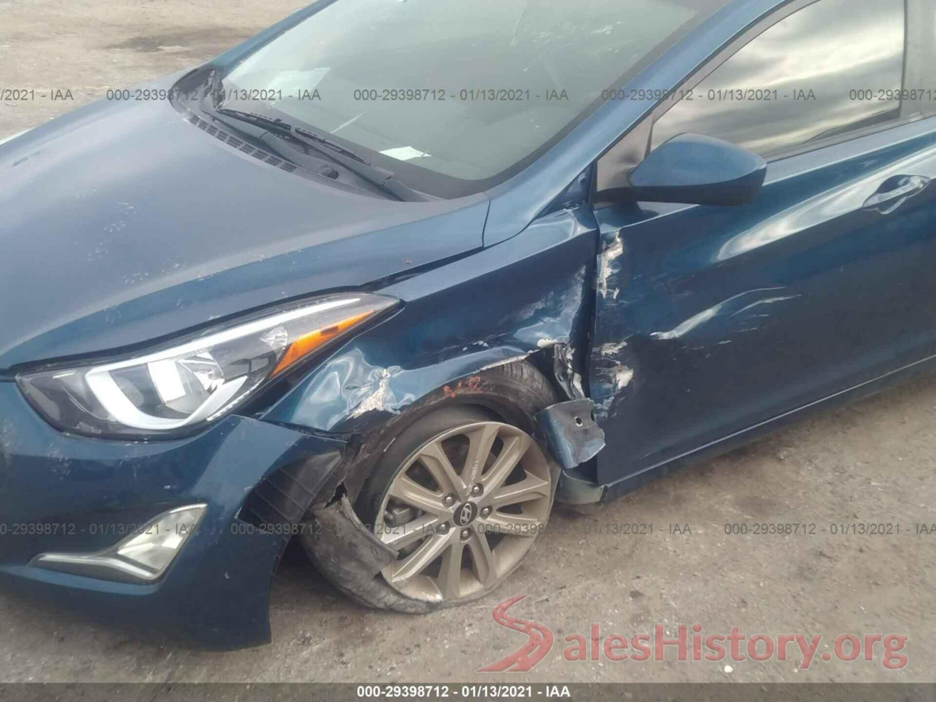 KMHDH4AE3GU542560 2016 HYUNDAI ELANTRA