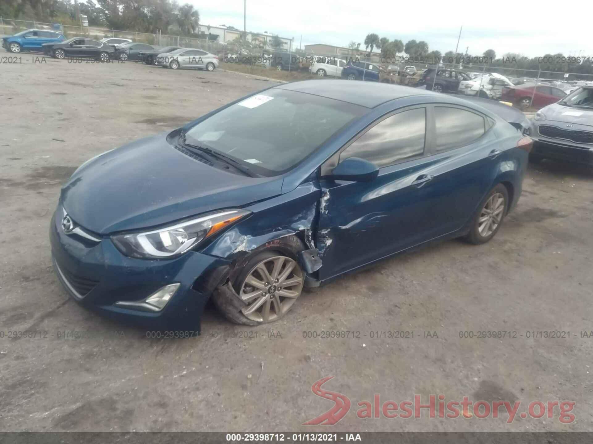 KMHDH4AE3GU542560 2016 HYUNDAI ELANTRA