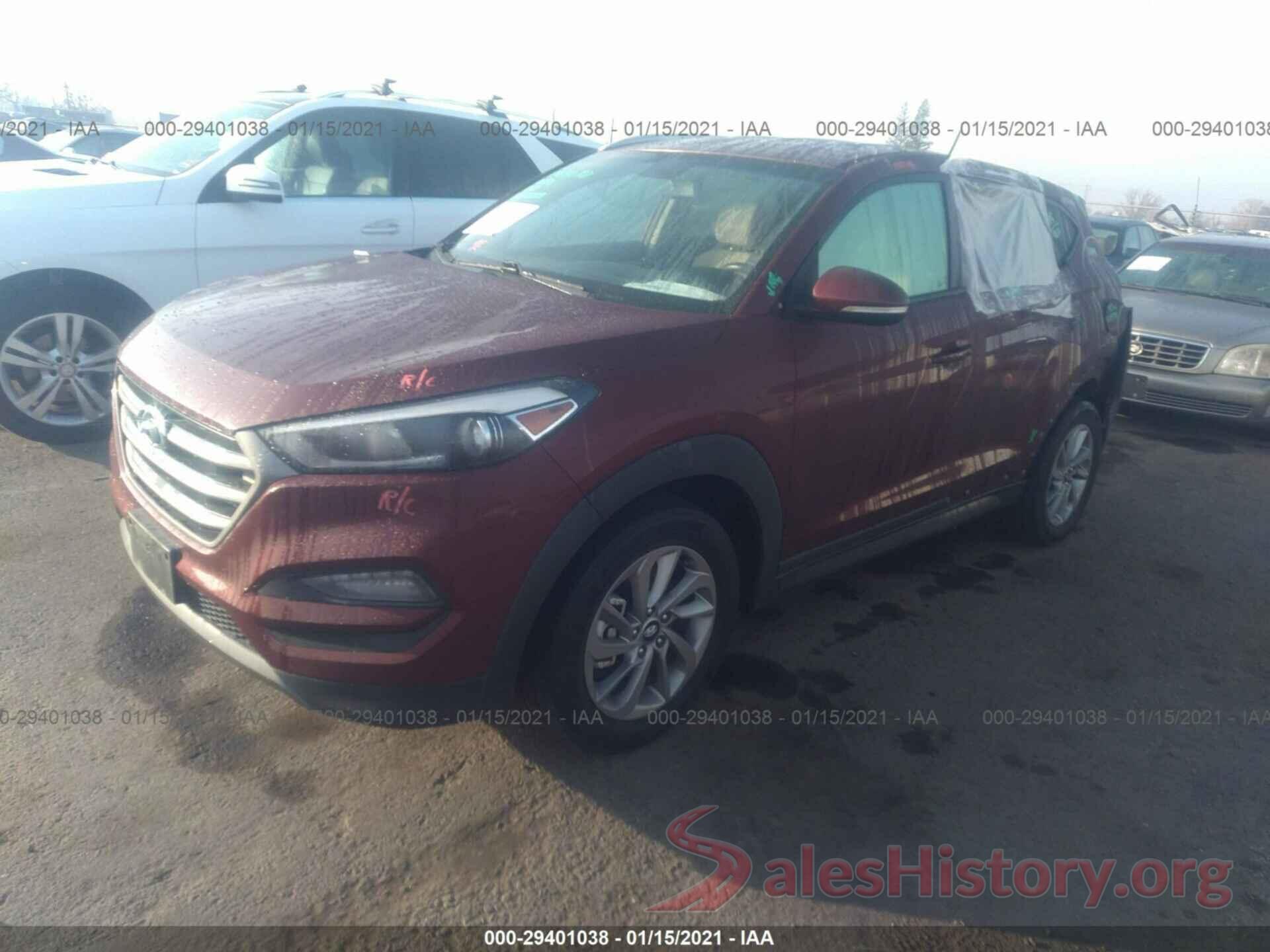 KM8J33A21GU186806 2016 HYUNDAI TUCSON