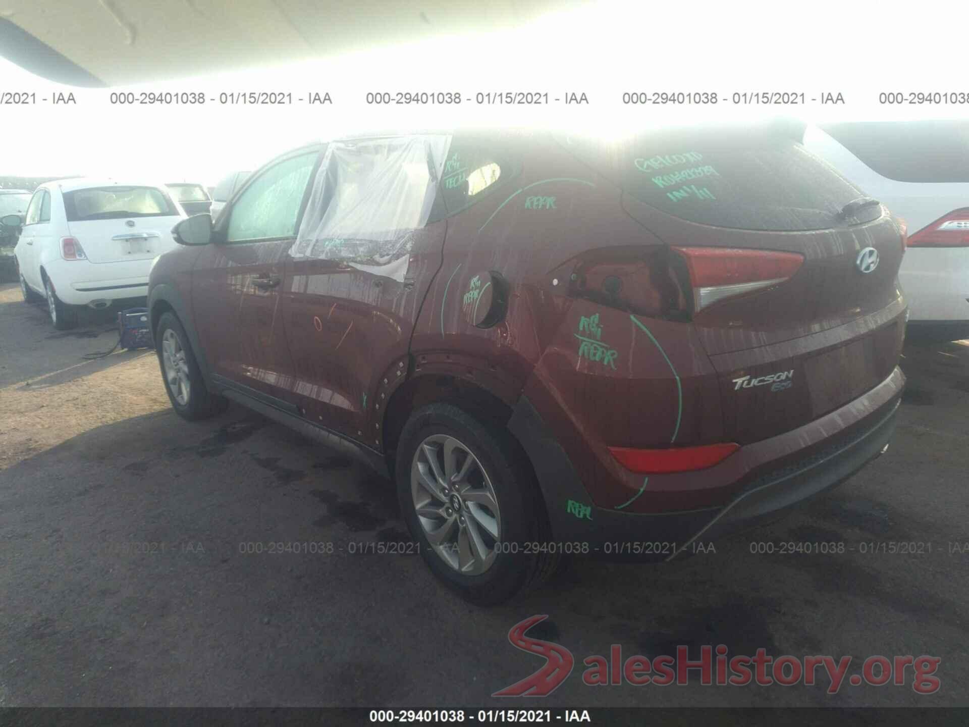 KM8J33A21GU186806 2016 HYUNDAI TUCSON