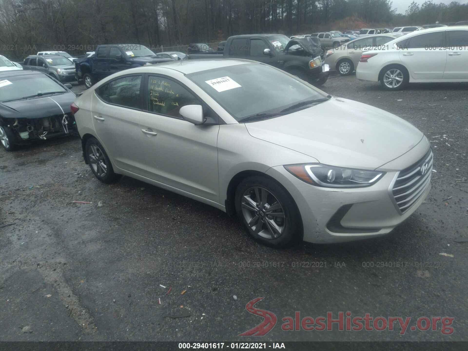 5NPD84LF3JH231626 2018 HYUNDAI ELANTRA