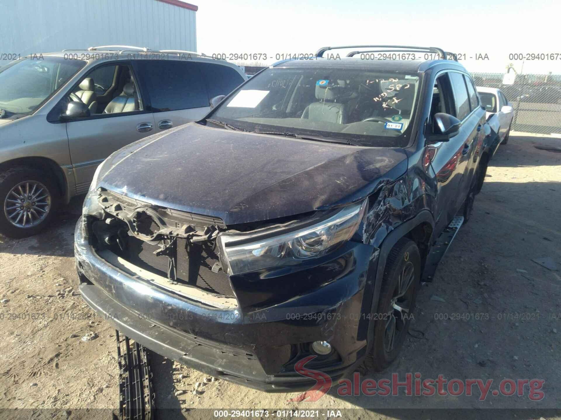 5TDKKRFH5GS140184 2016 TOYOTA HIGHLANDER