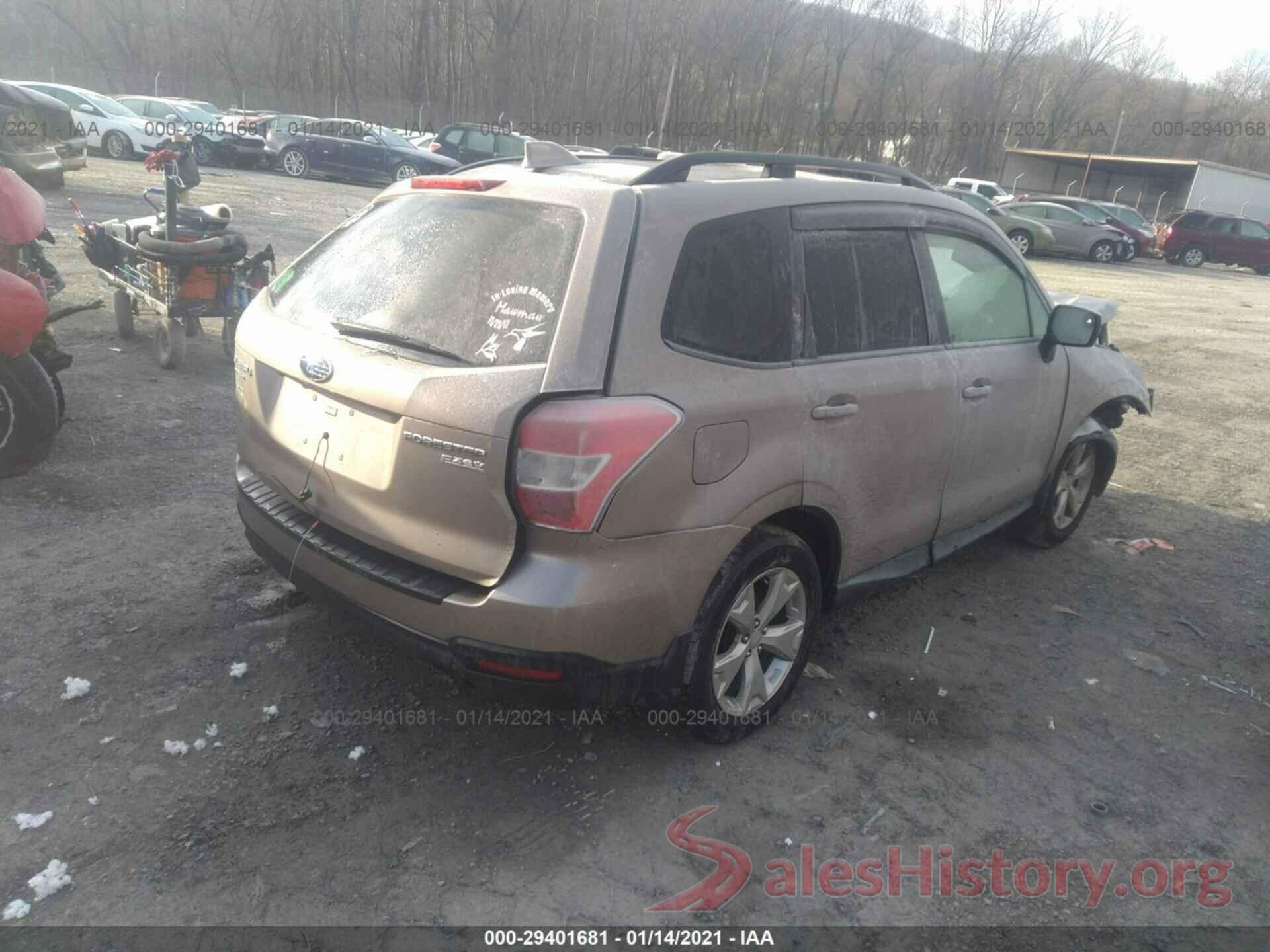 JF2SJADC9GH425617 2016 SUBARU FORESTER