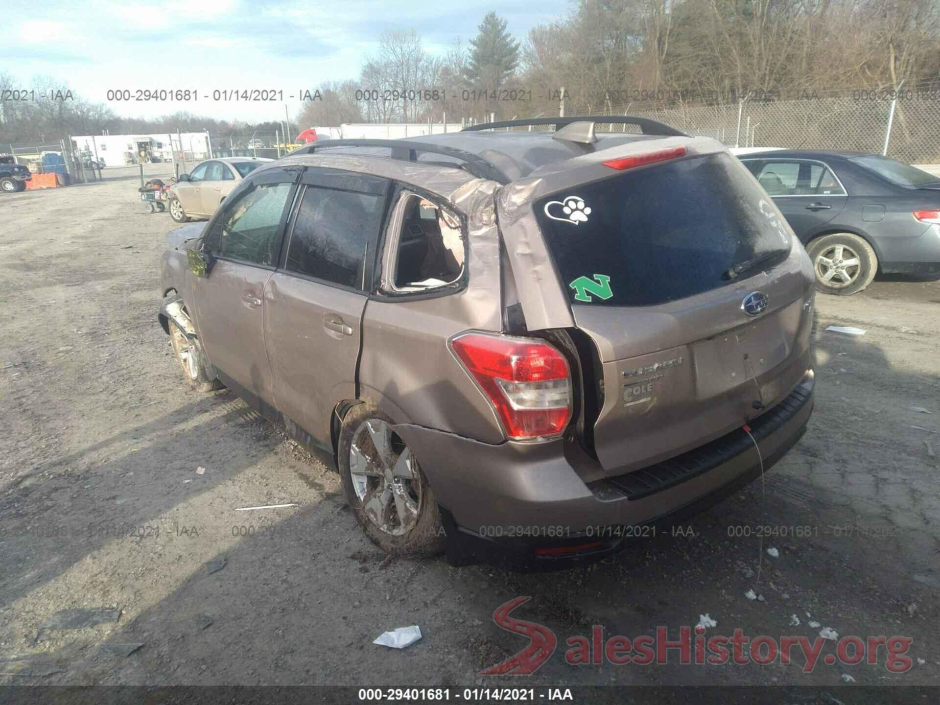 JF2SJADC9GH425617 2016 SUBARU FORESTER