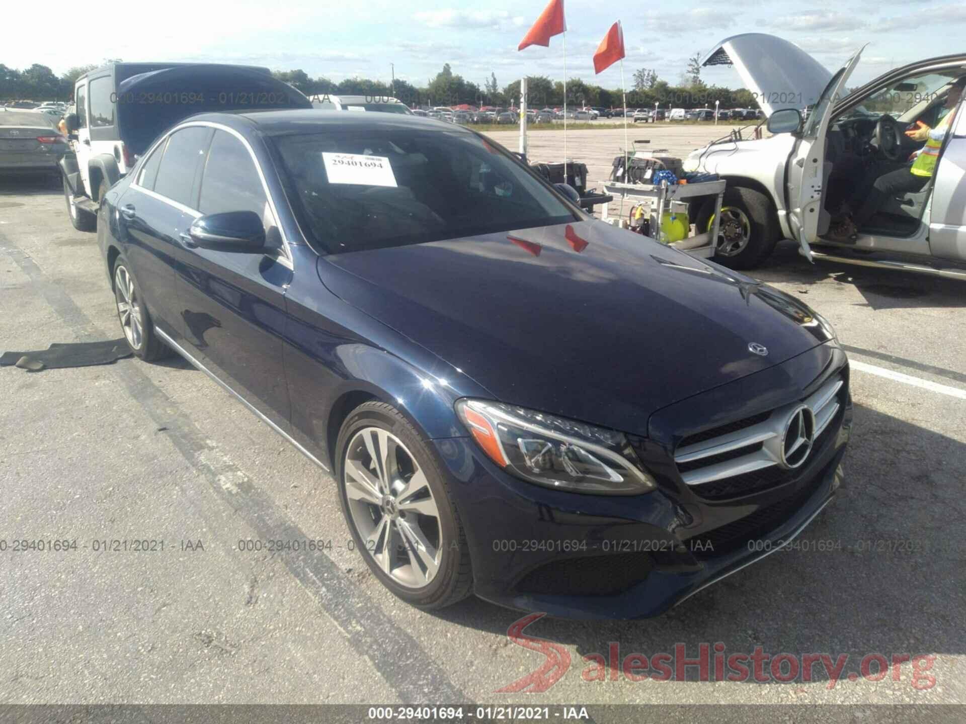 WDDWF4JB3JR397660 2018 MERCEDES-BENZ C-CLASS