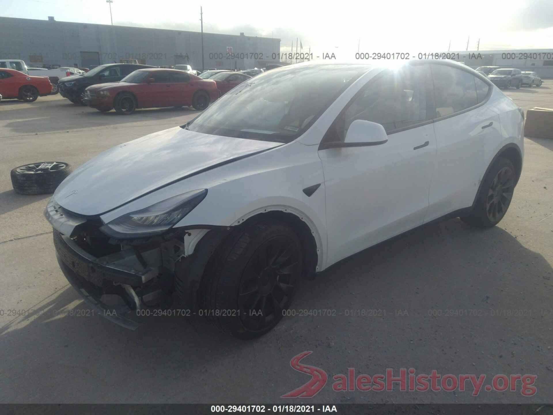 5YJYGDEF3LF003063 2020 TESLA MODEL Y