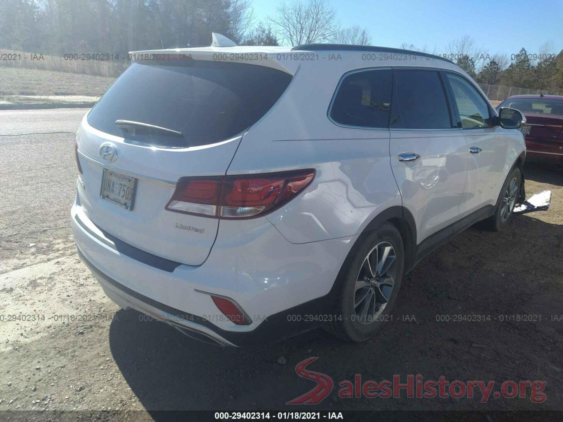 KM8SN4HF1HU236571 2017 HYUNDAI SANTA FE