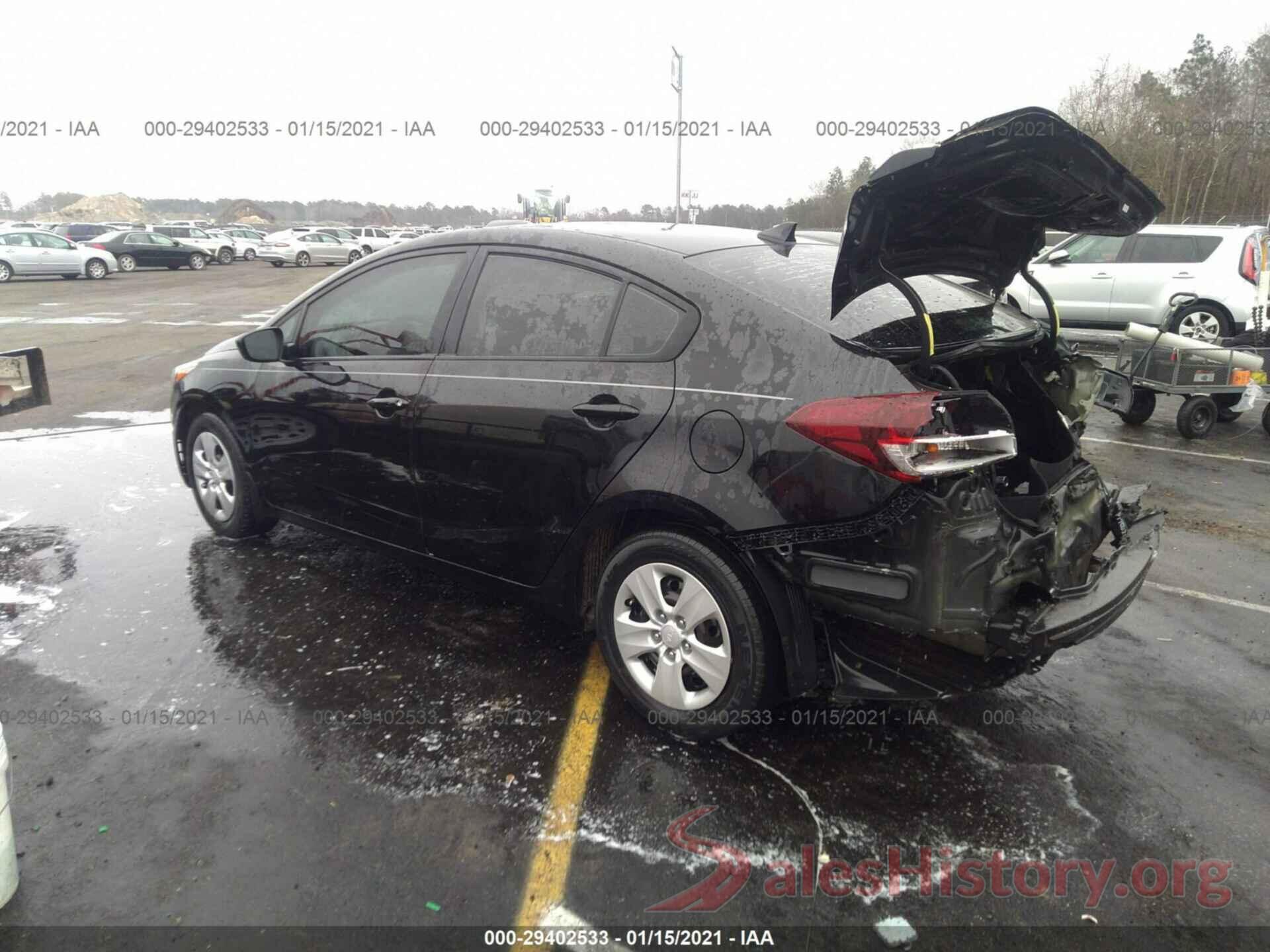 3KPFK4A70JE184730 2018 KIA FORTE