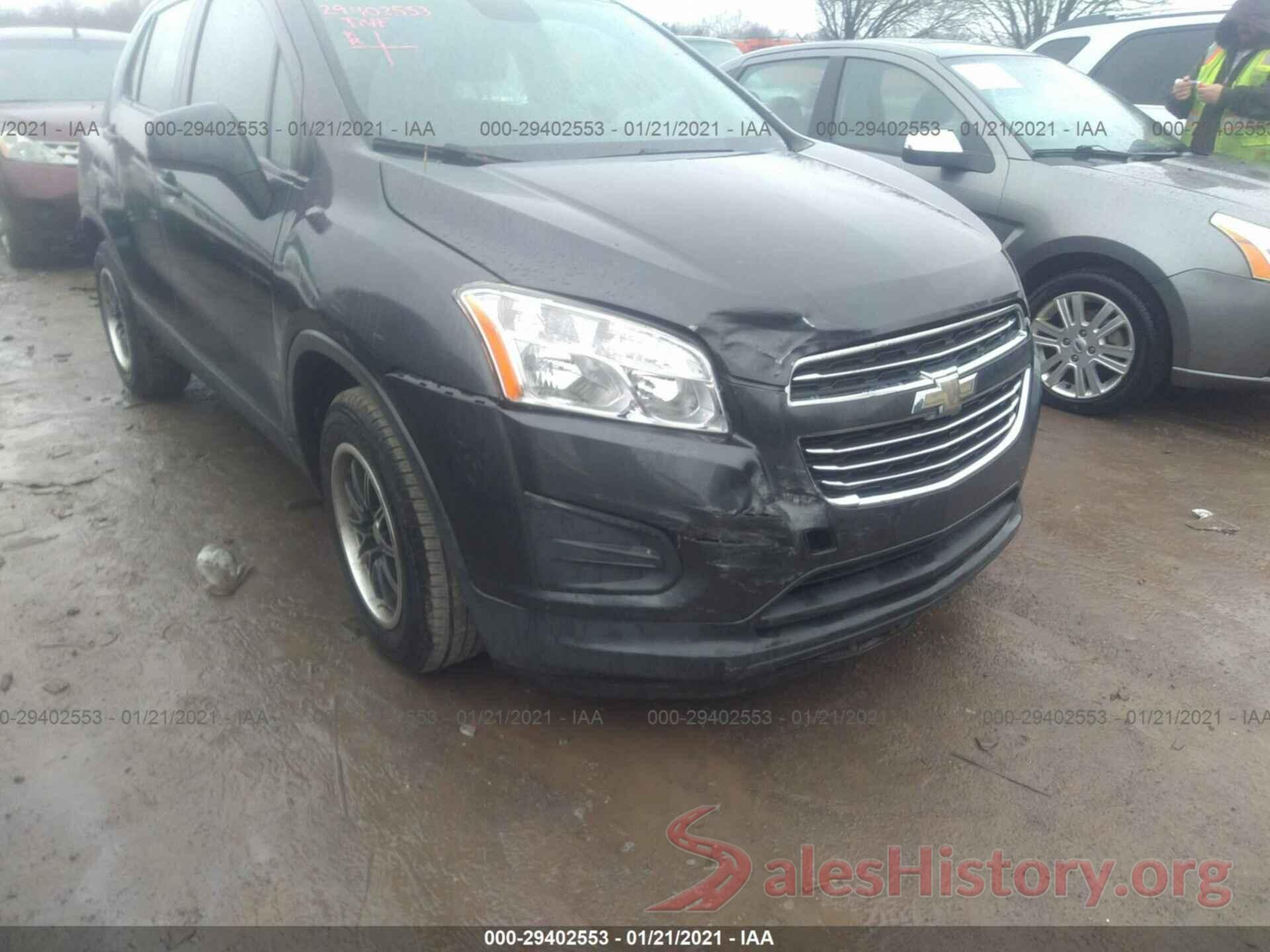 3GNCJKSB1GL274204 2016 CHEVROLET TRAX