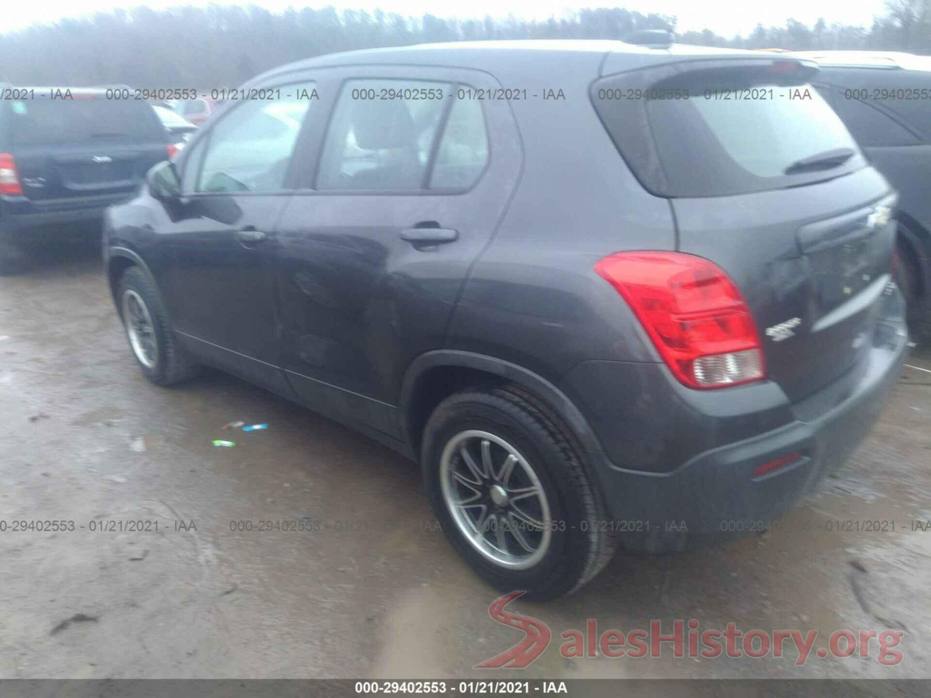 3GNCJKSB1GL274204 2016 CHEVROLET TRAX