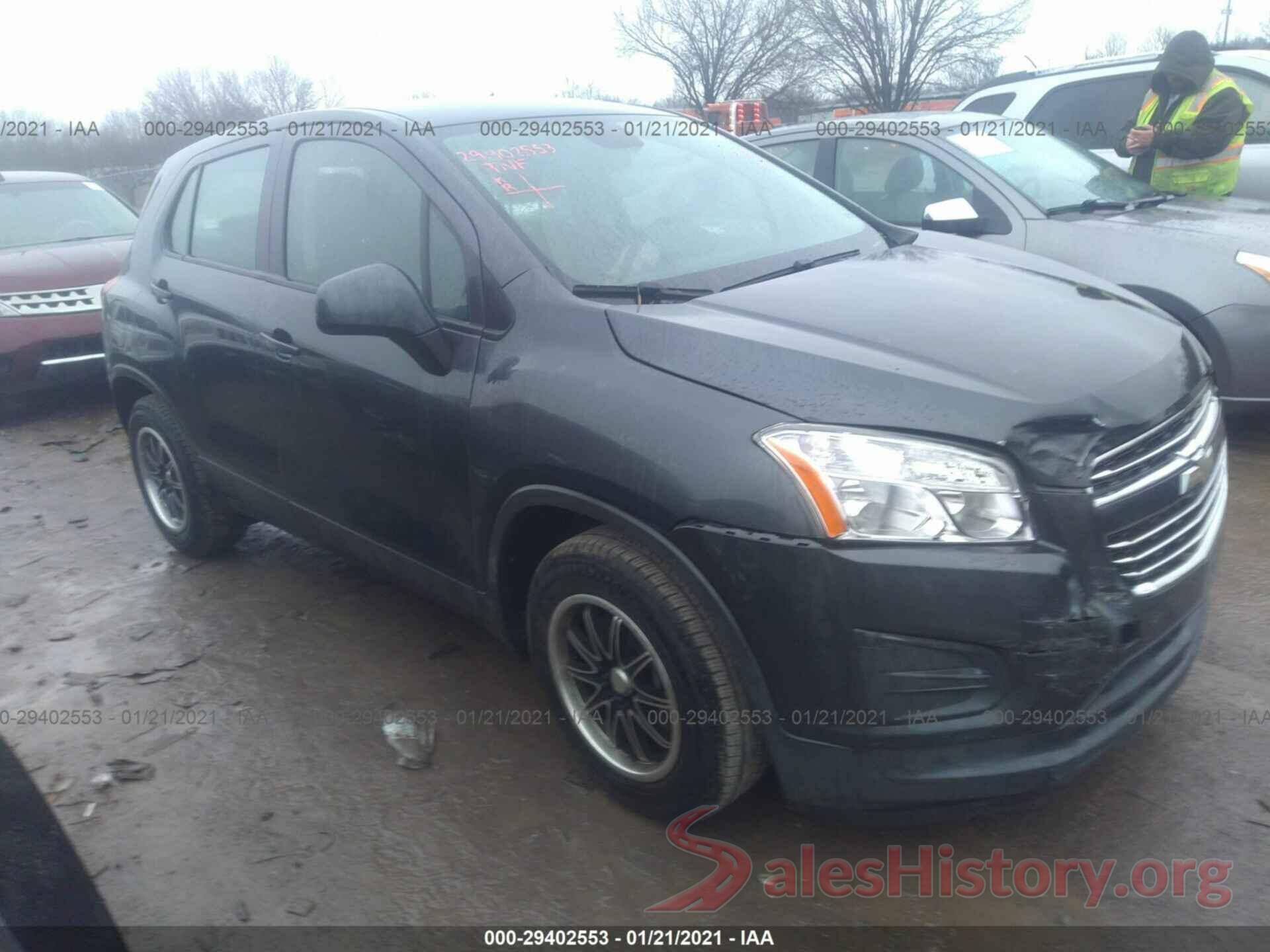 3GNCJKSB1GL274204 2016 CHEVROLET TRAX