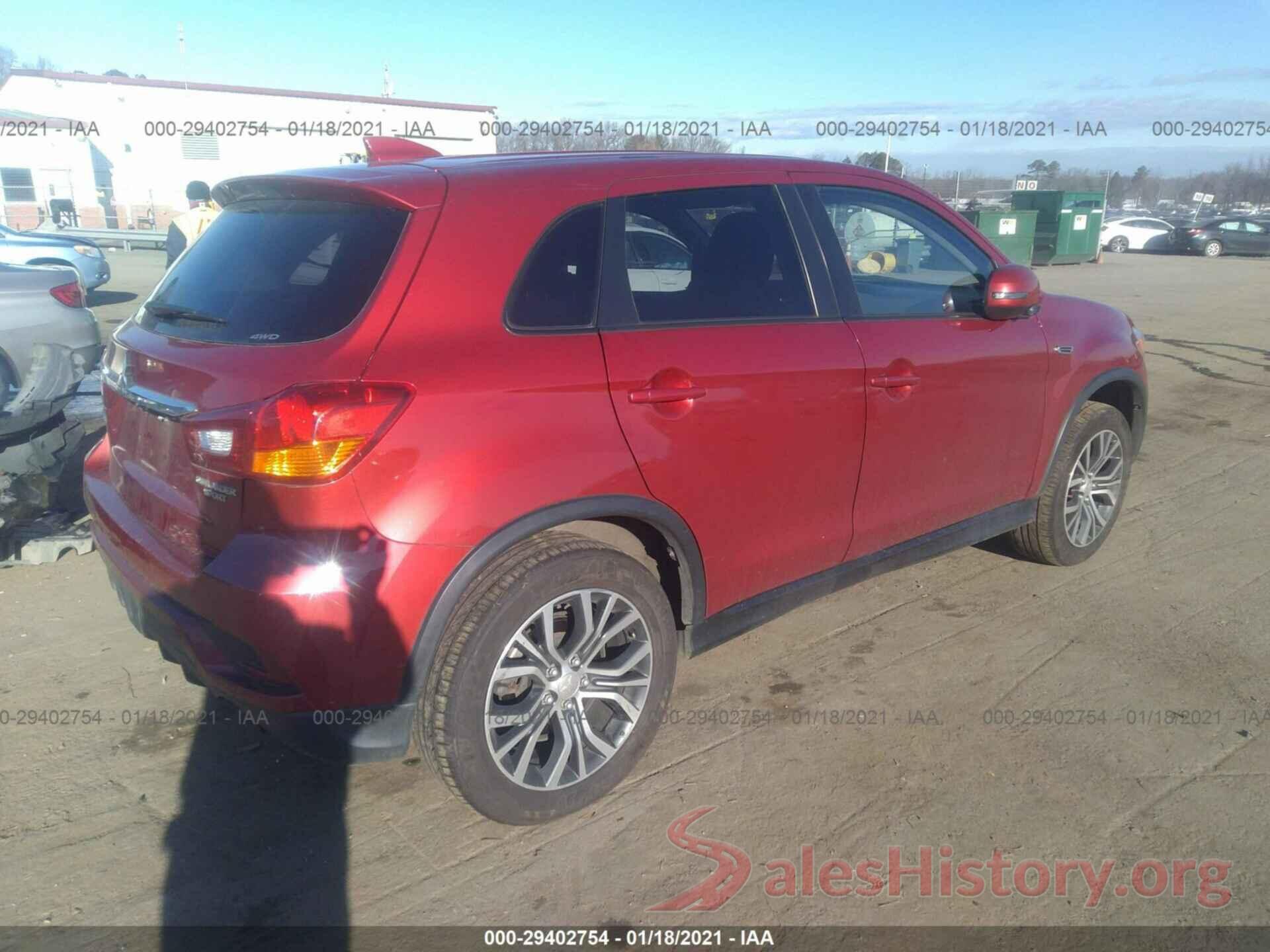 JA4AR3AU6JU002580 2018 MITSUBISHI OUTLANDER SPORT