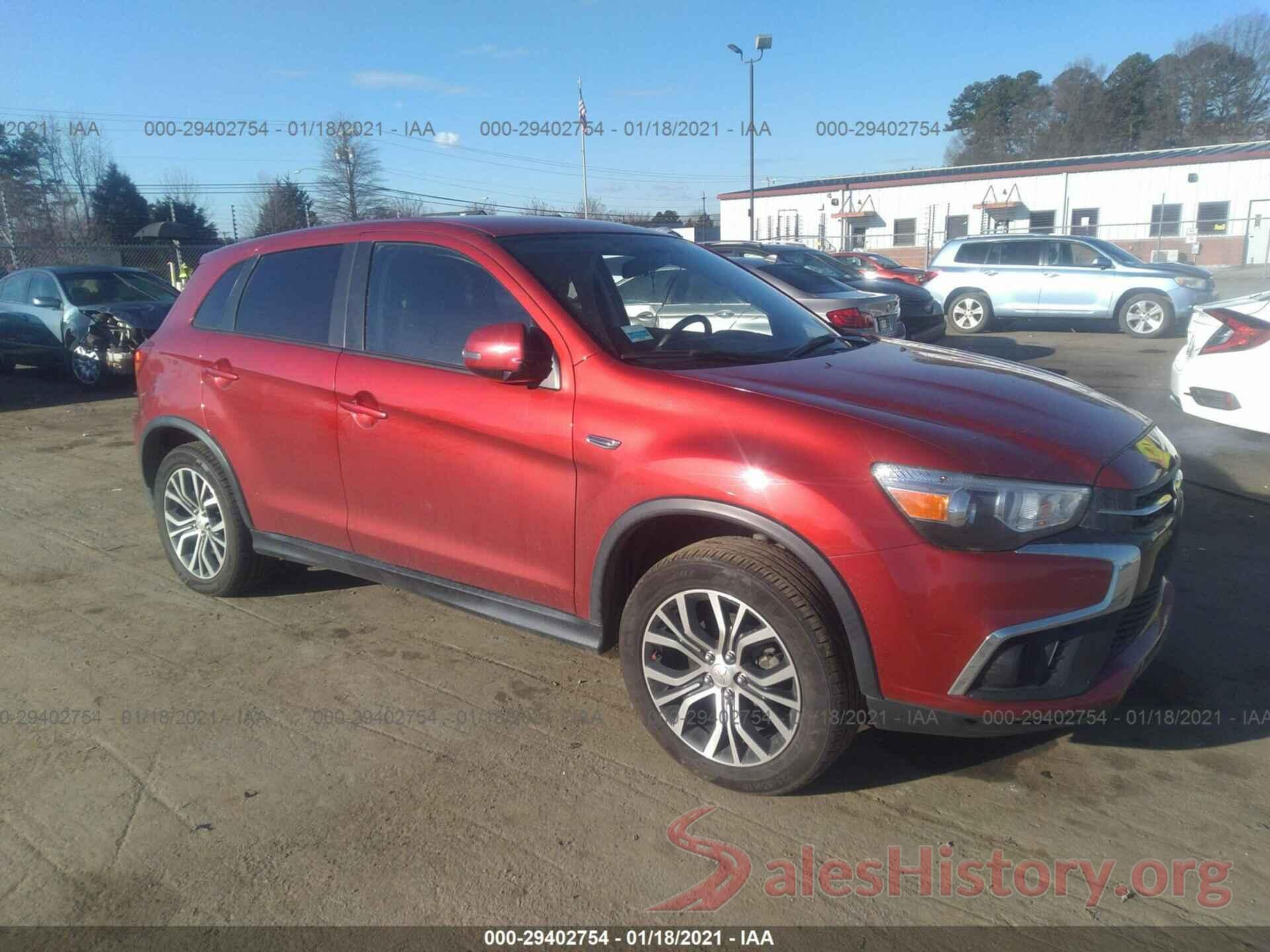 JA4AR3AU6JU002580 2018 MITSUBISHI OUTLANDER SPORT