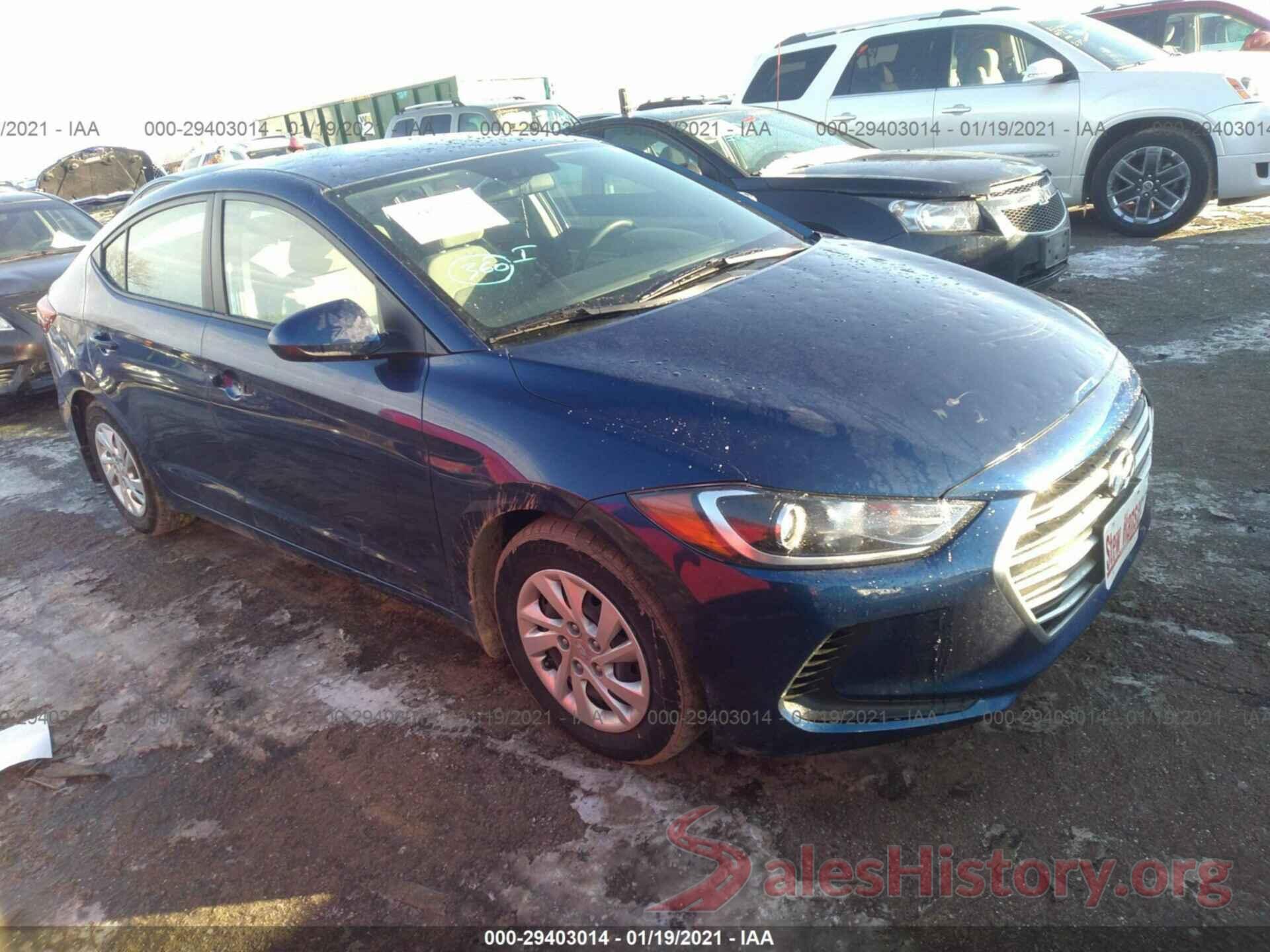 5NPD74LF4JH350854 2018 HYUNDAI ELANTRA