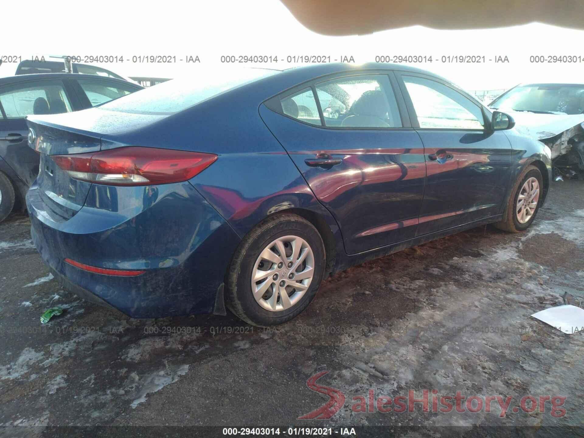 5NPD74LF4JH350854 2018 HYUNDAI ELANTRA