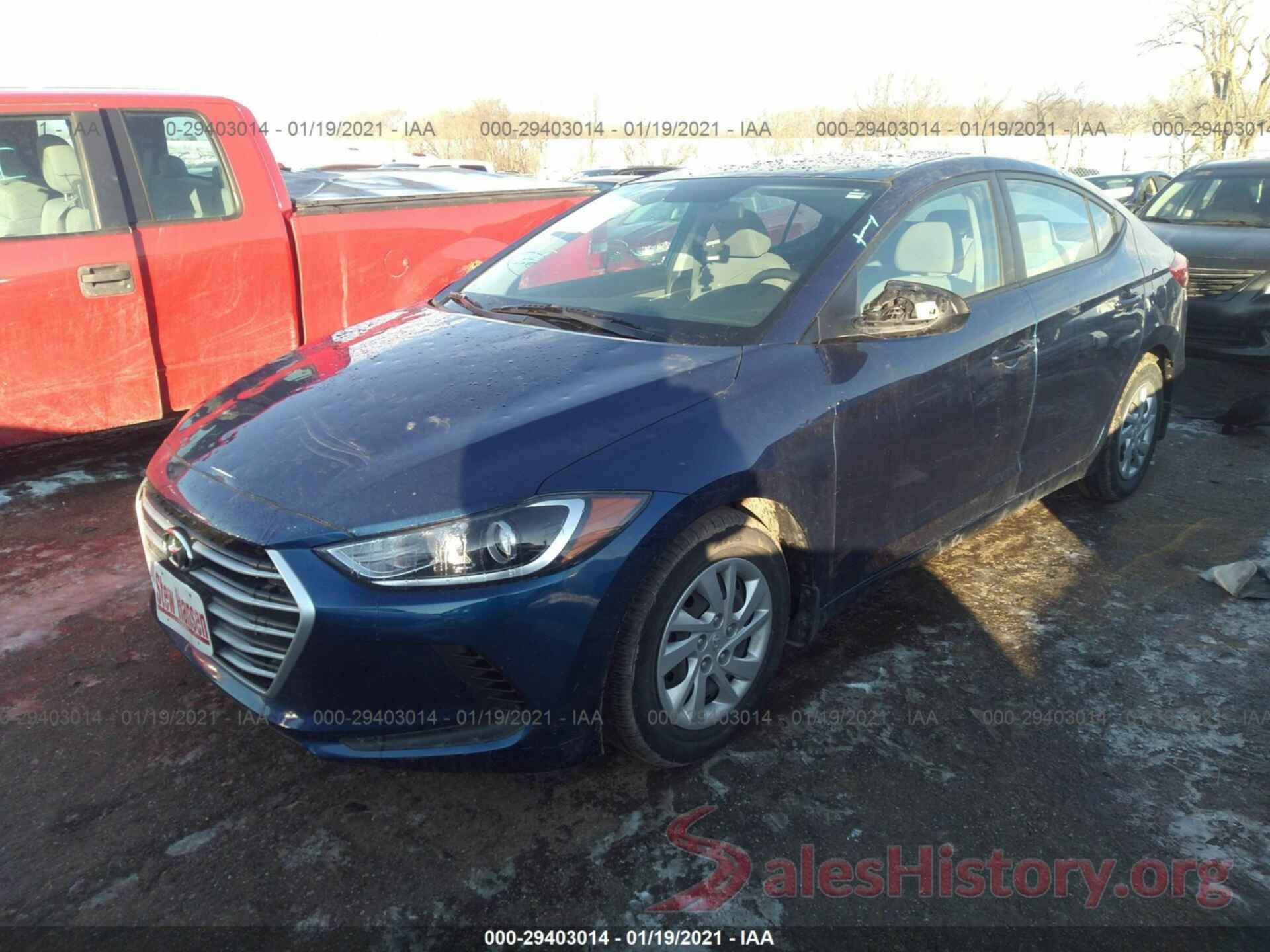 5NPD74LF4JH350854 2018 HYUNDAI ELANTRA