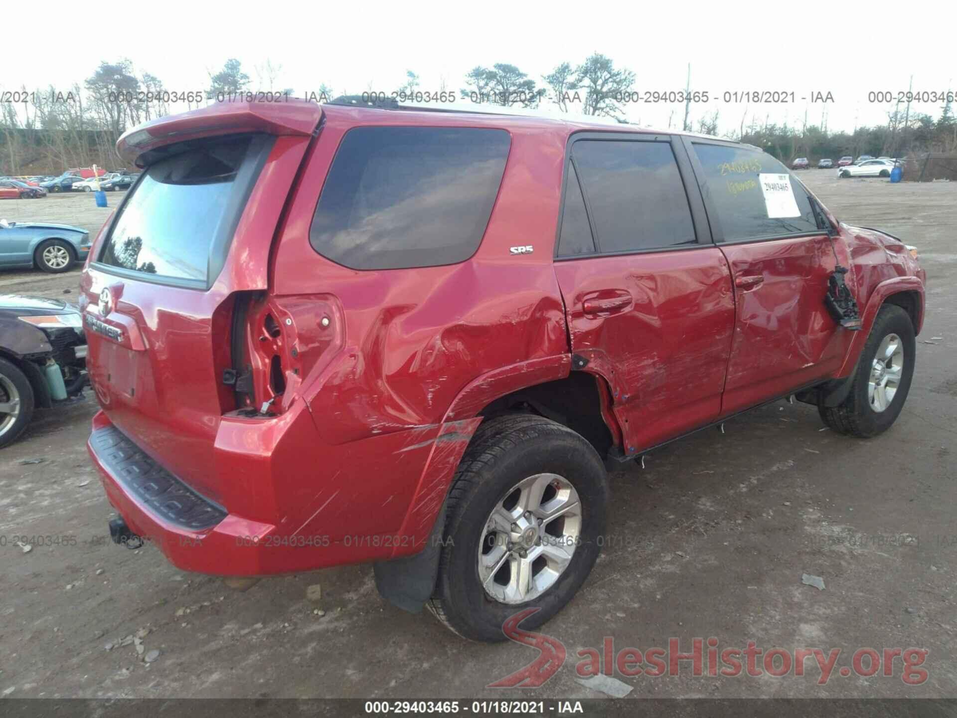 JTEBU5JRXJ5570384 2018 TOYOTA 4RUNNER