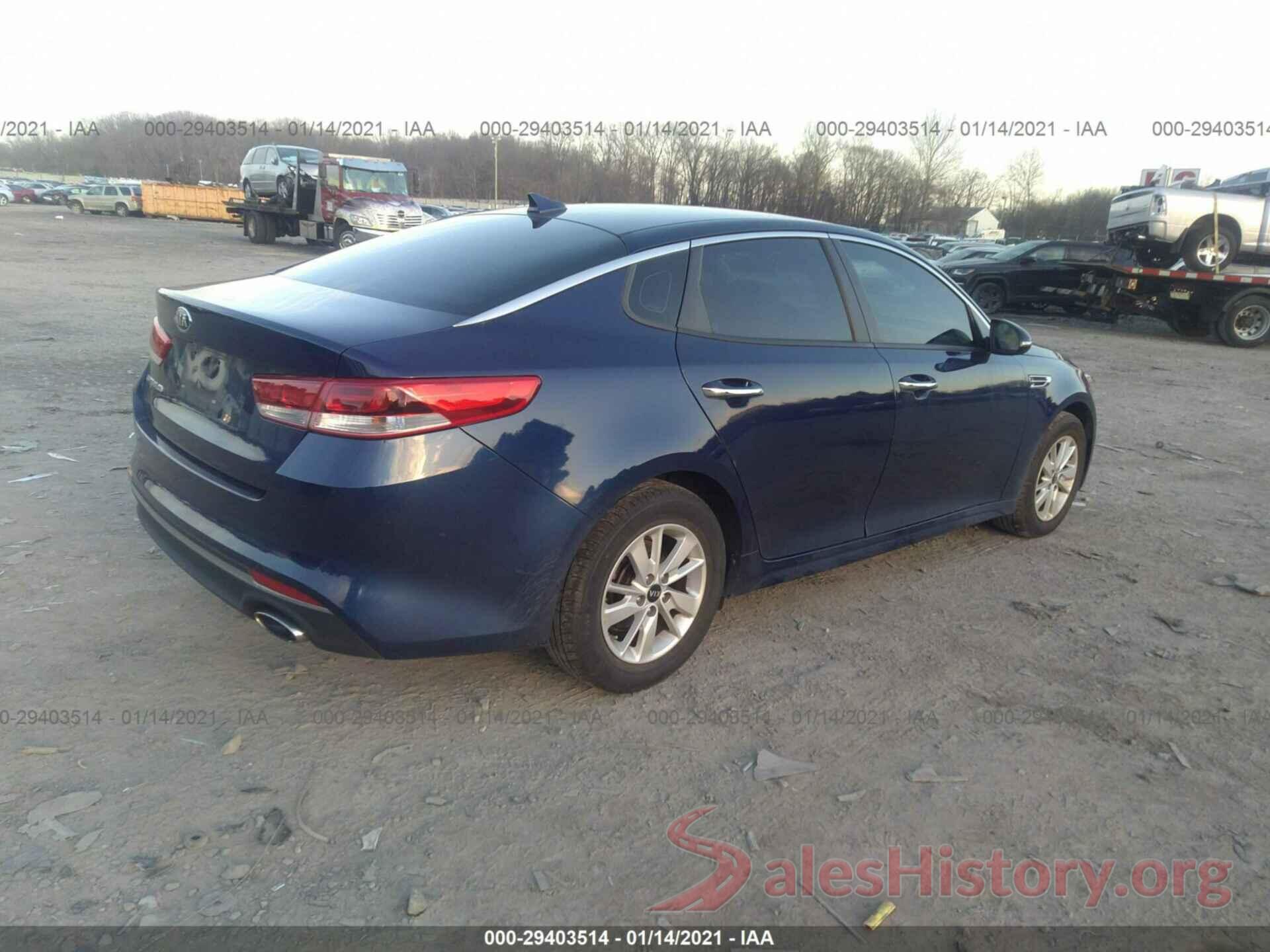 5XXGT4L39GG118589 2016 KIA OPTIMA