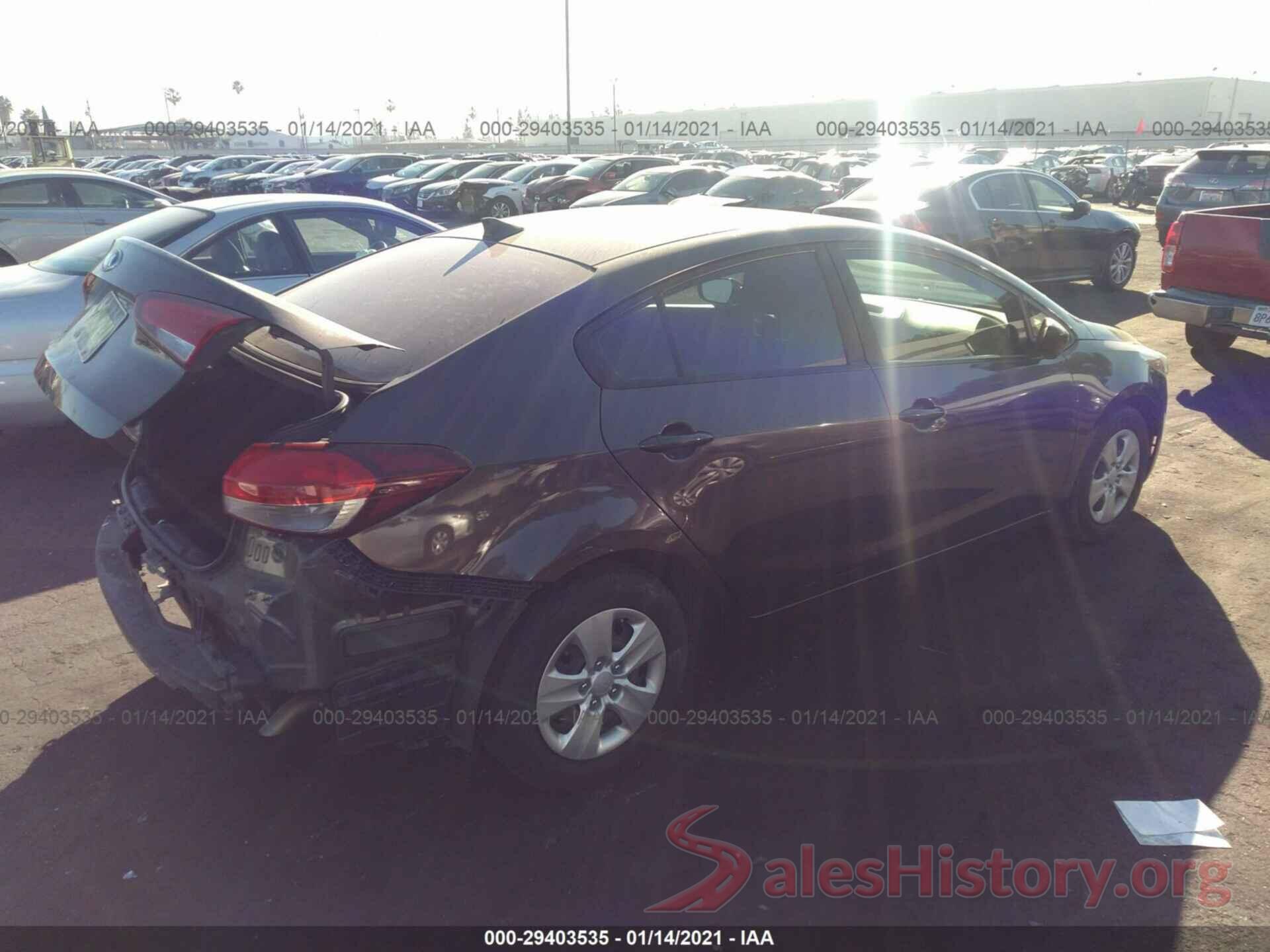 3KPFK4A70HE045529 2017 KIA FORTE