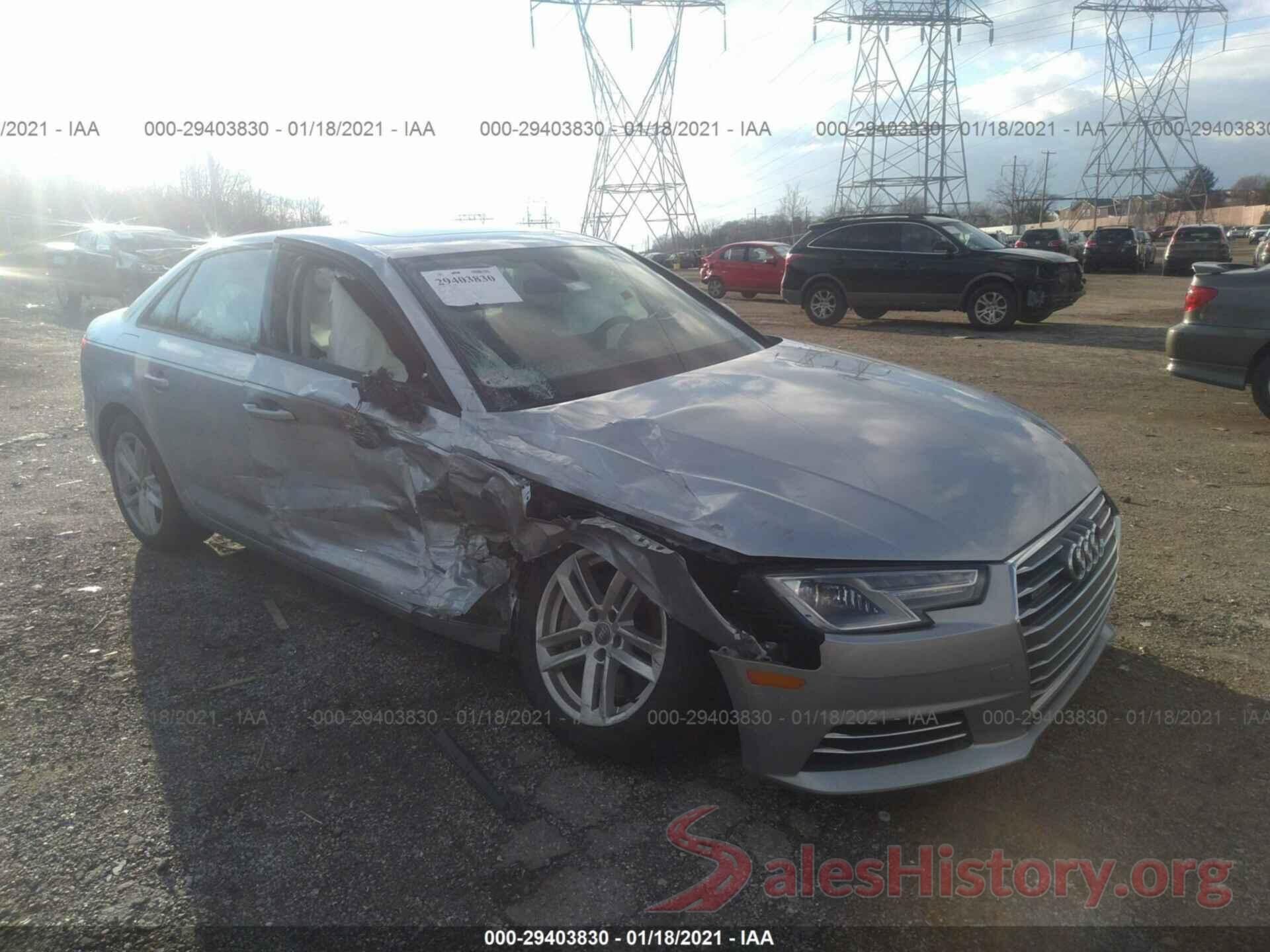 WAUANAF42HN051999 2017 AUDI A4