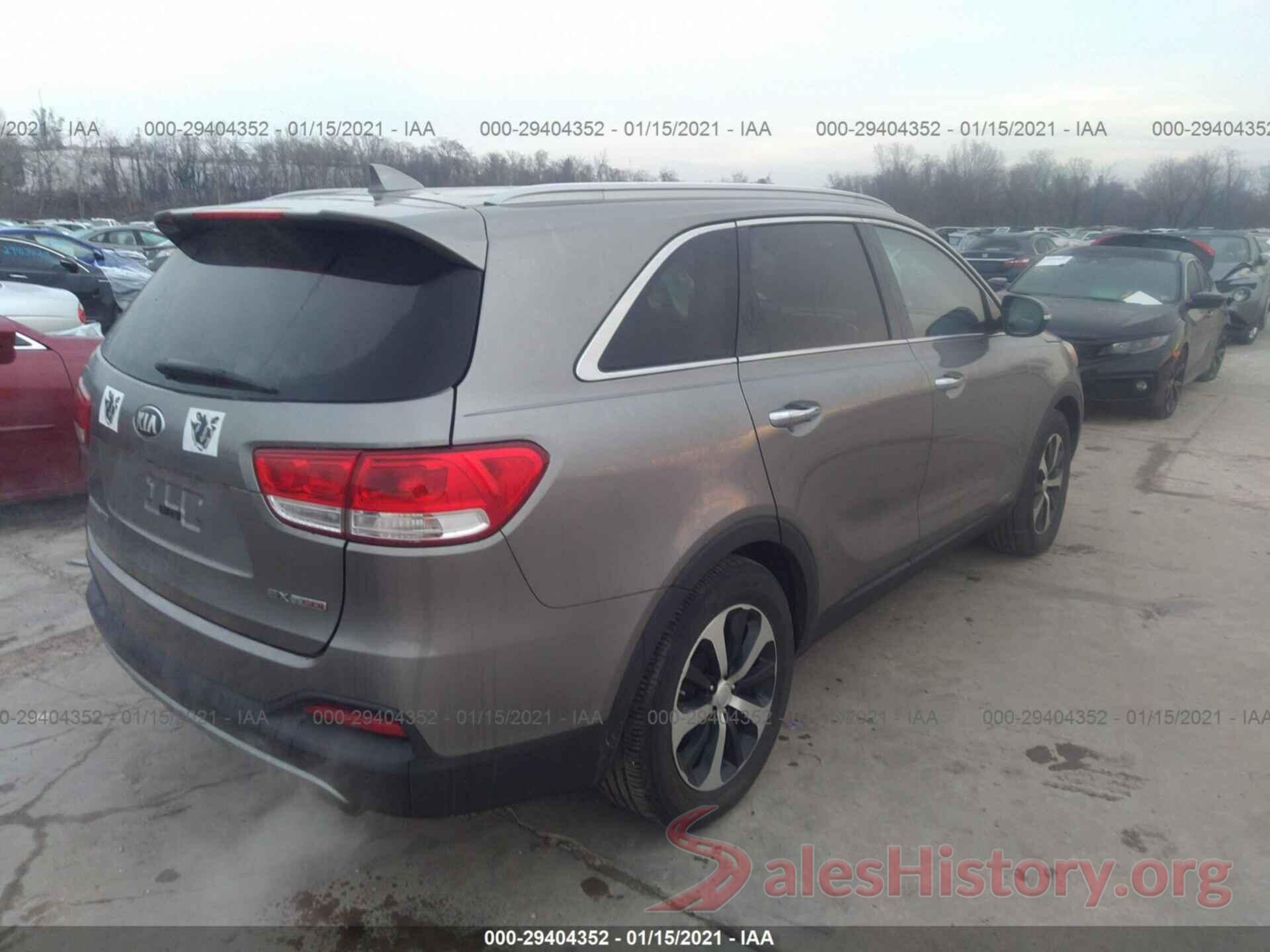 5XYPHDA15GG035787 2016 KIA SORENTO