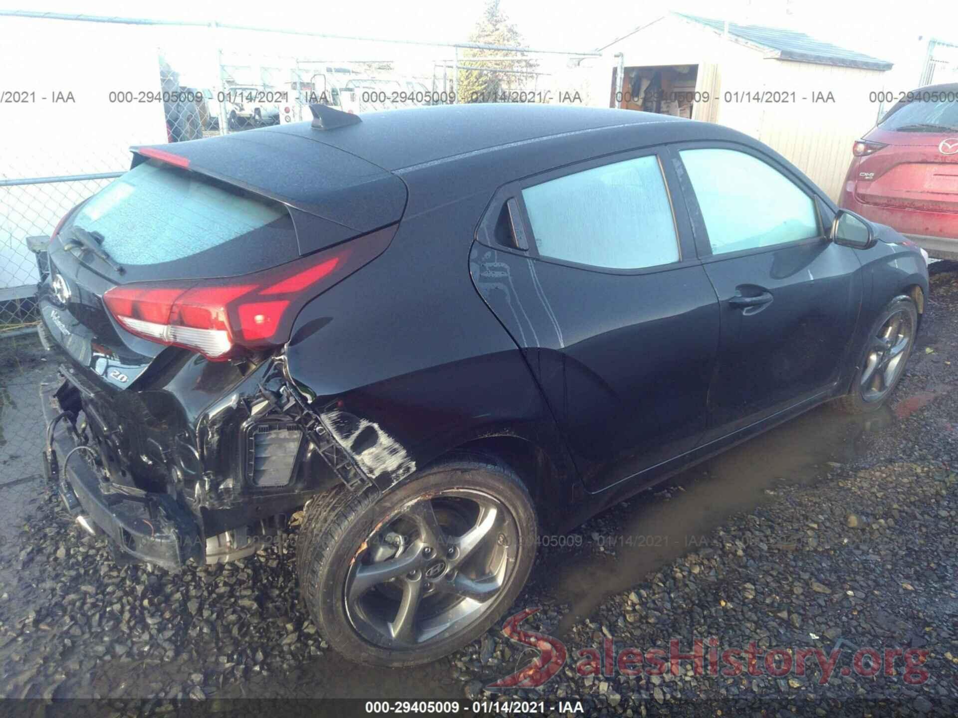 KMHTG6AF2KU006646 2019 HYUNDAI VELOSTER