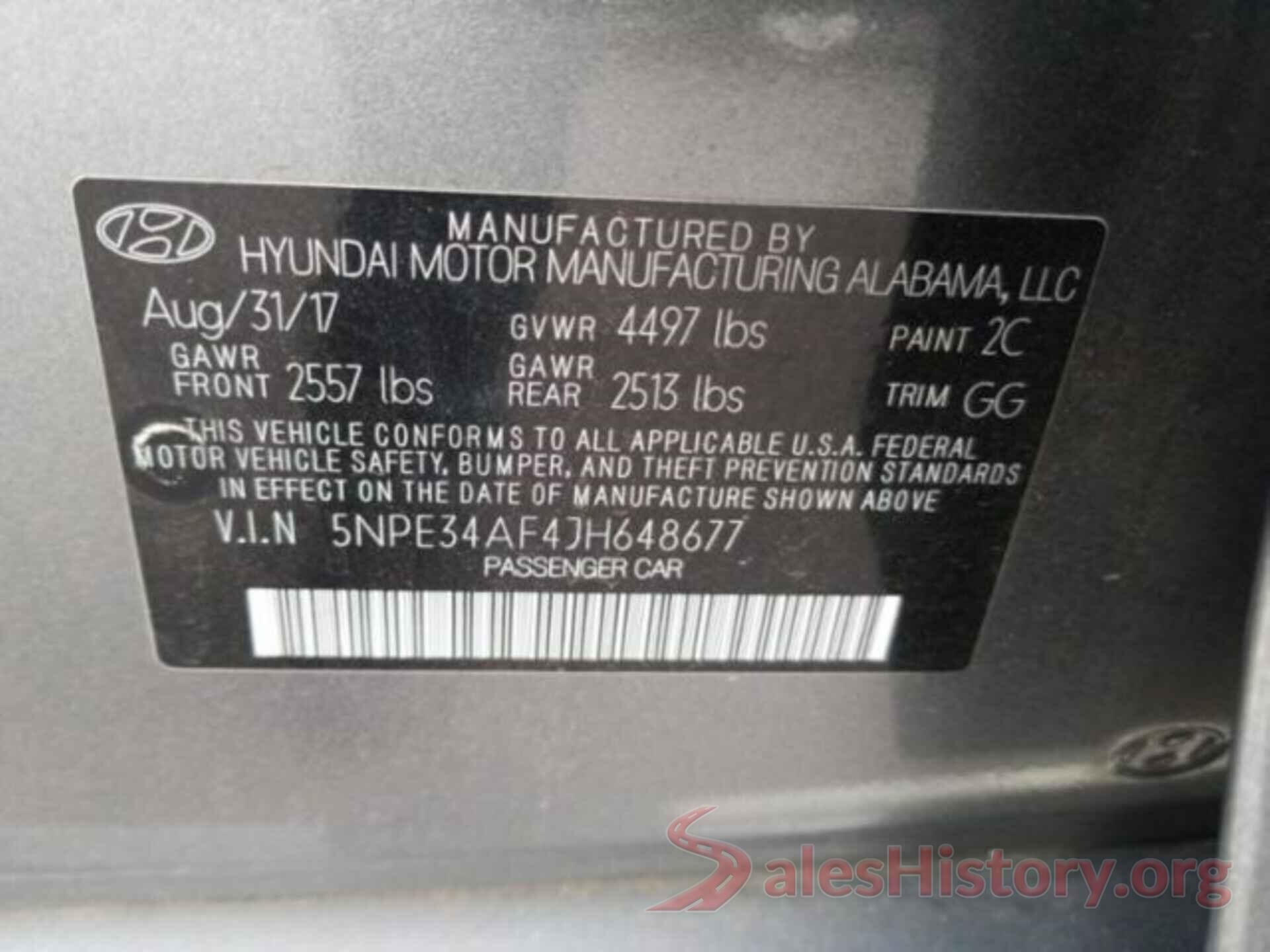 5NPE34AF4JH648677 2018 HYUNDAI SONATA