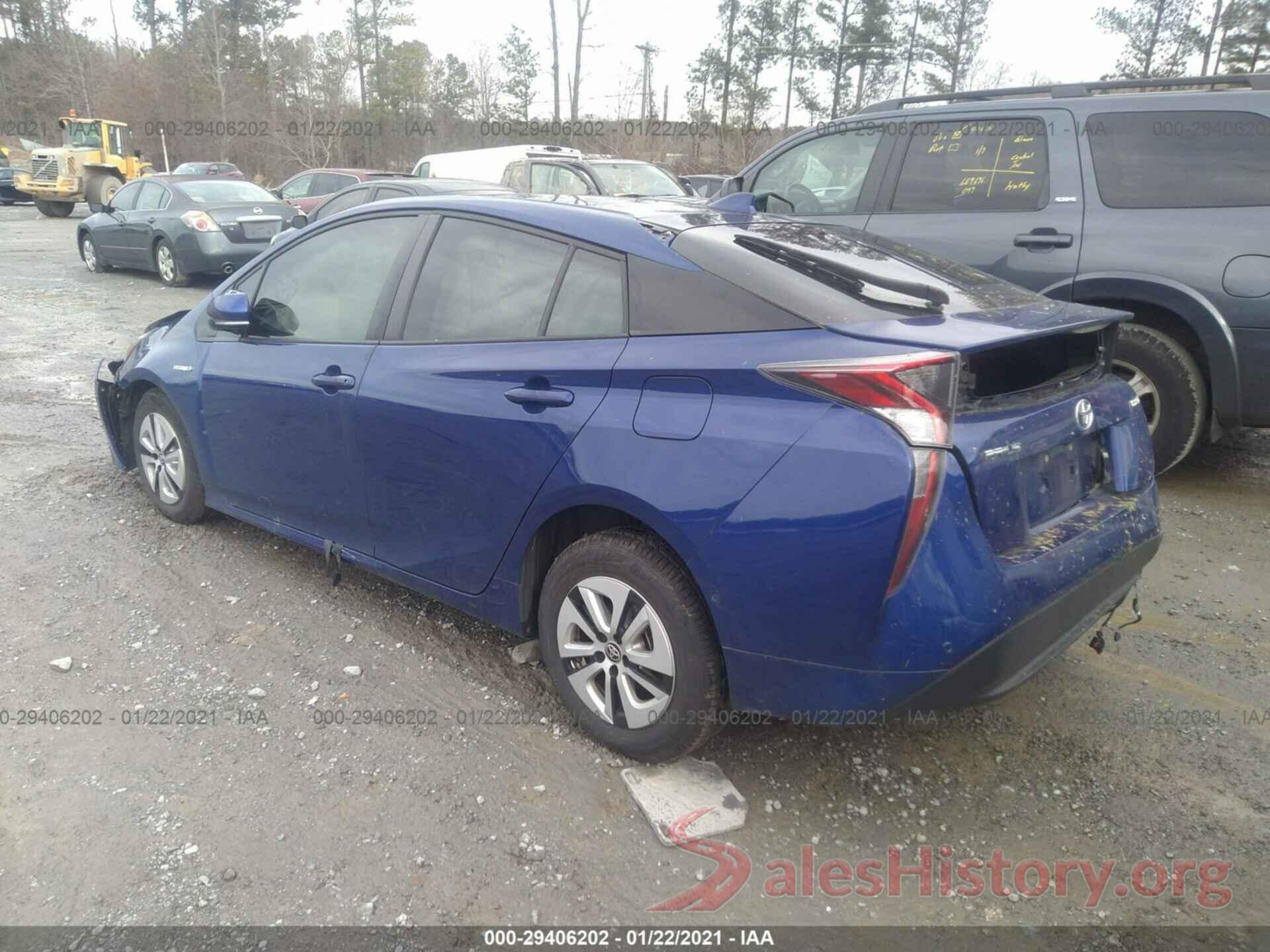 JTDKBRFU1J3080636 2018 TOYOTA PRIUS