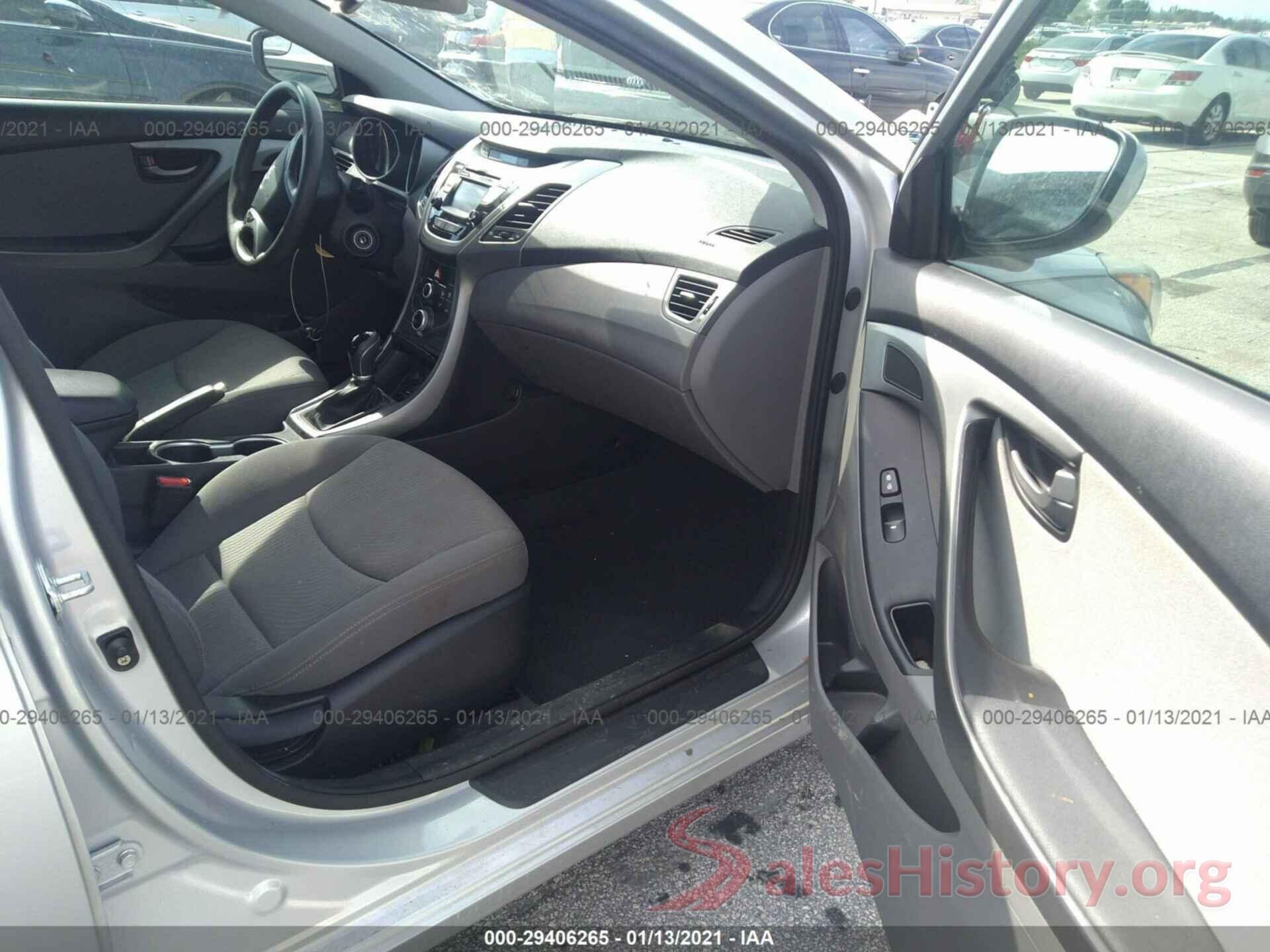 KMHDH4AEXGU589908 2016 HYUNDAI ELANTRA