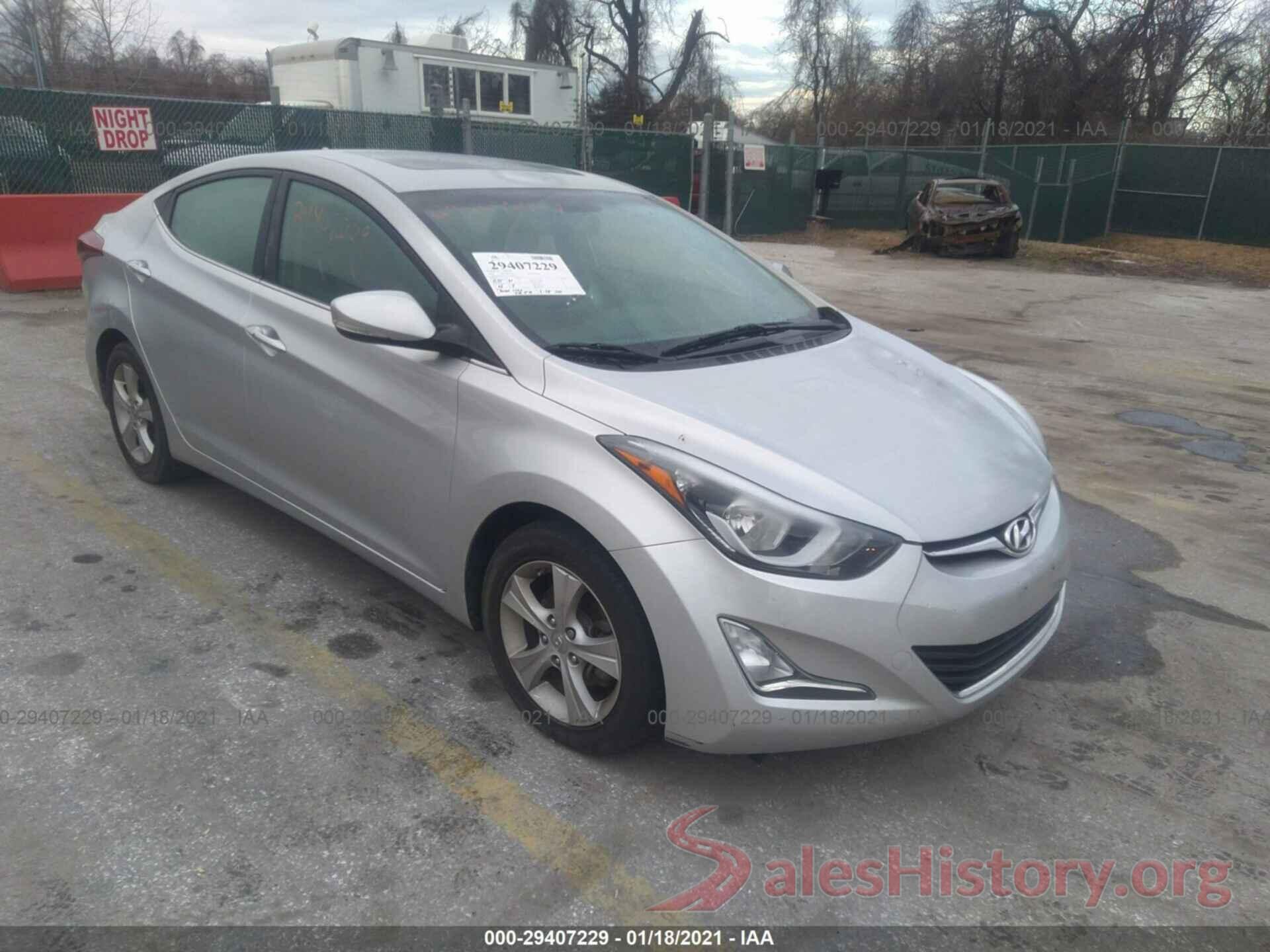 KMHDH4AE0GU485122 2016 HYUNDAI ELANTRA