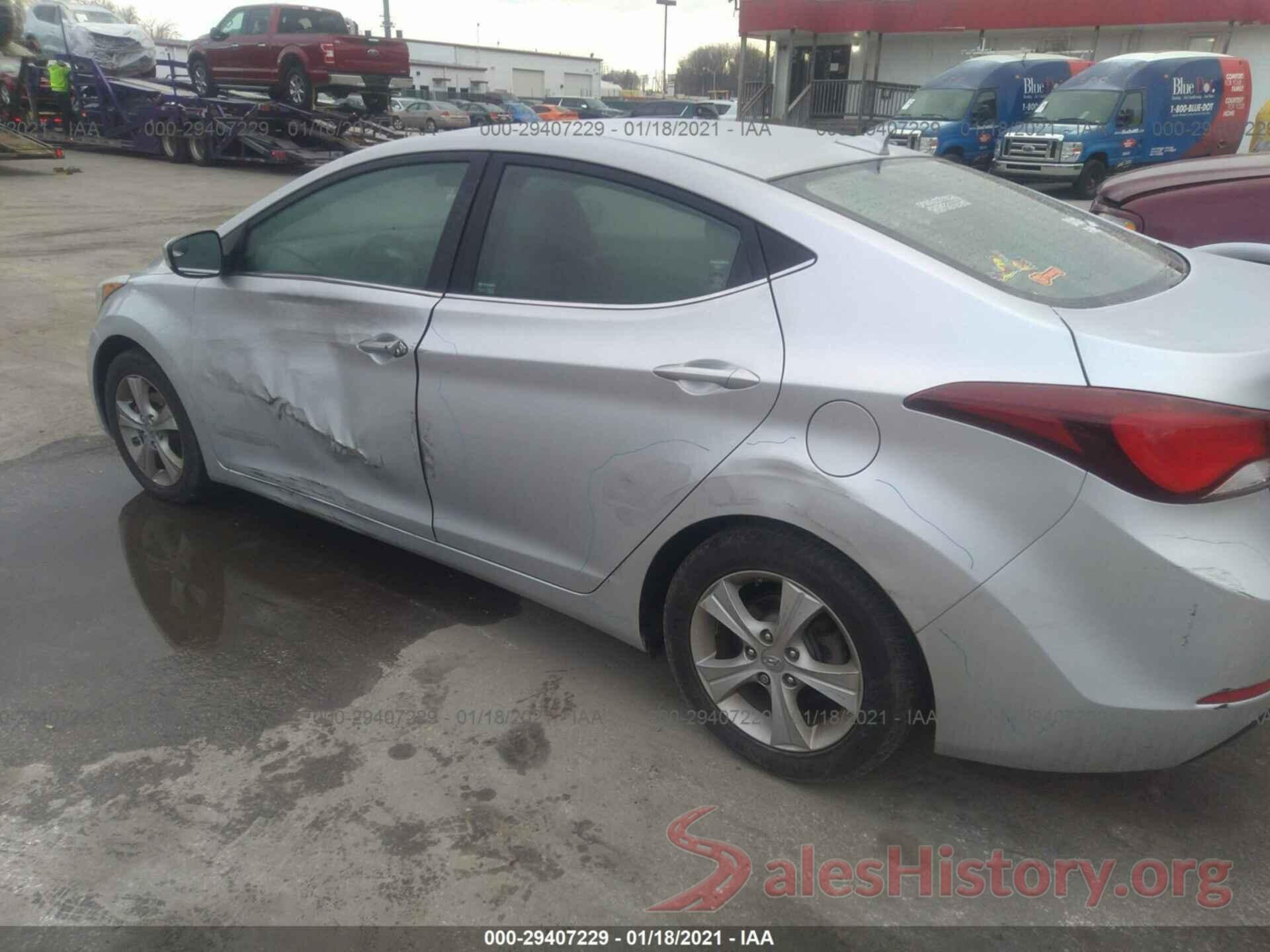 KMHDH4AE0GU485122 2016 HYUNDAI ELANTRA