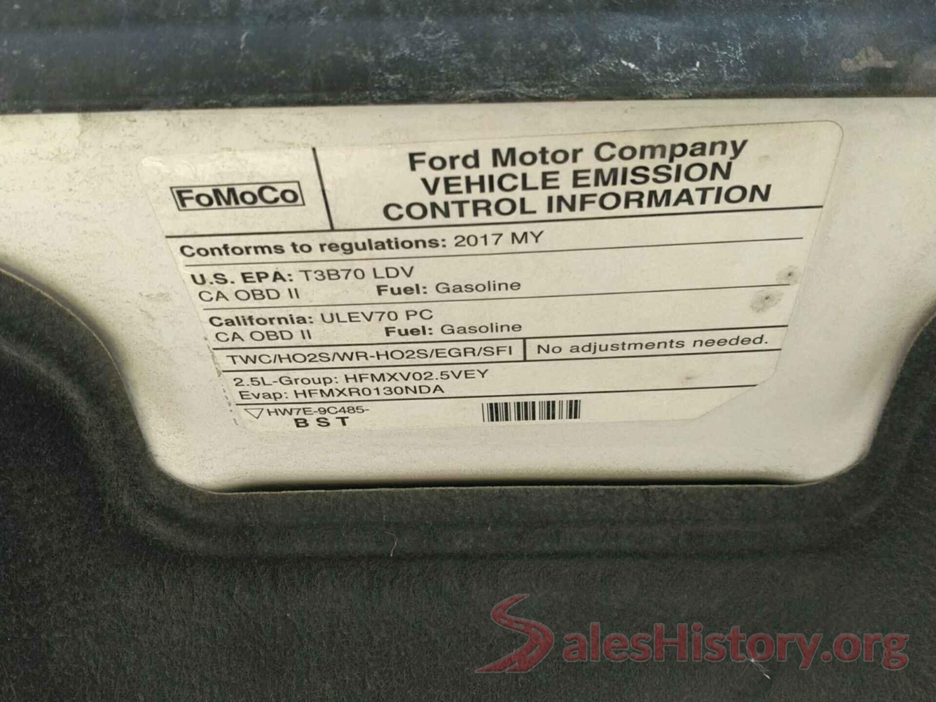 3FA6P0G7XHR274882 2017 FORD FUSION