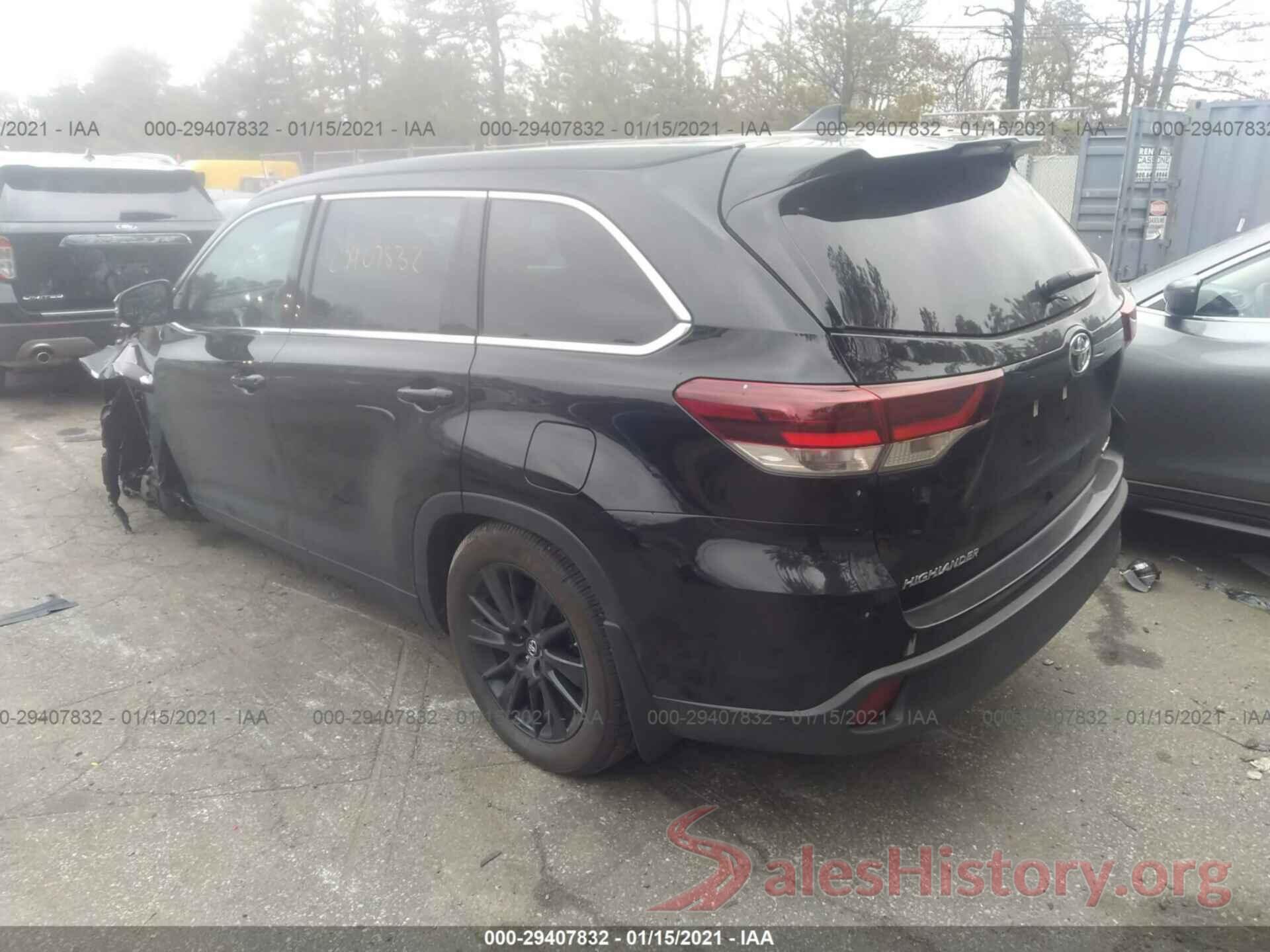 5TDJZRFH8KS621076 2019 TOYOTA HIGHLANDER