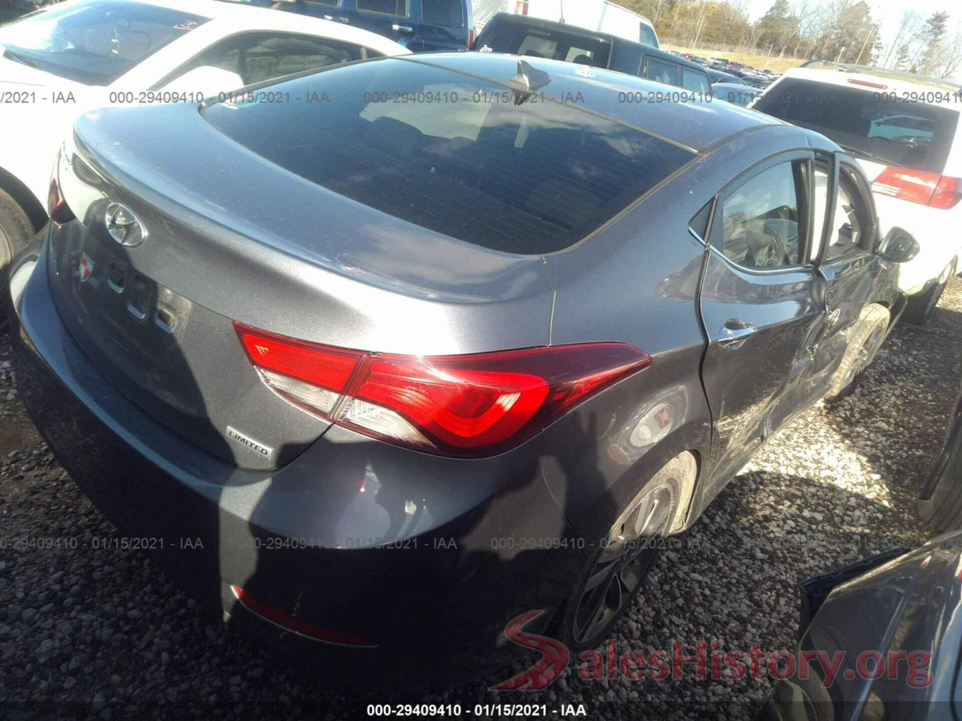 KMHDH4AE6GU618904 2016 HYUNDAI ELANTRA