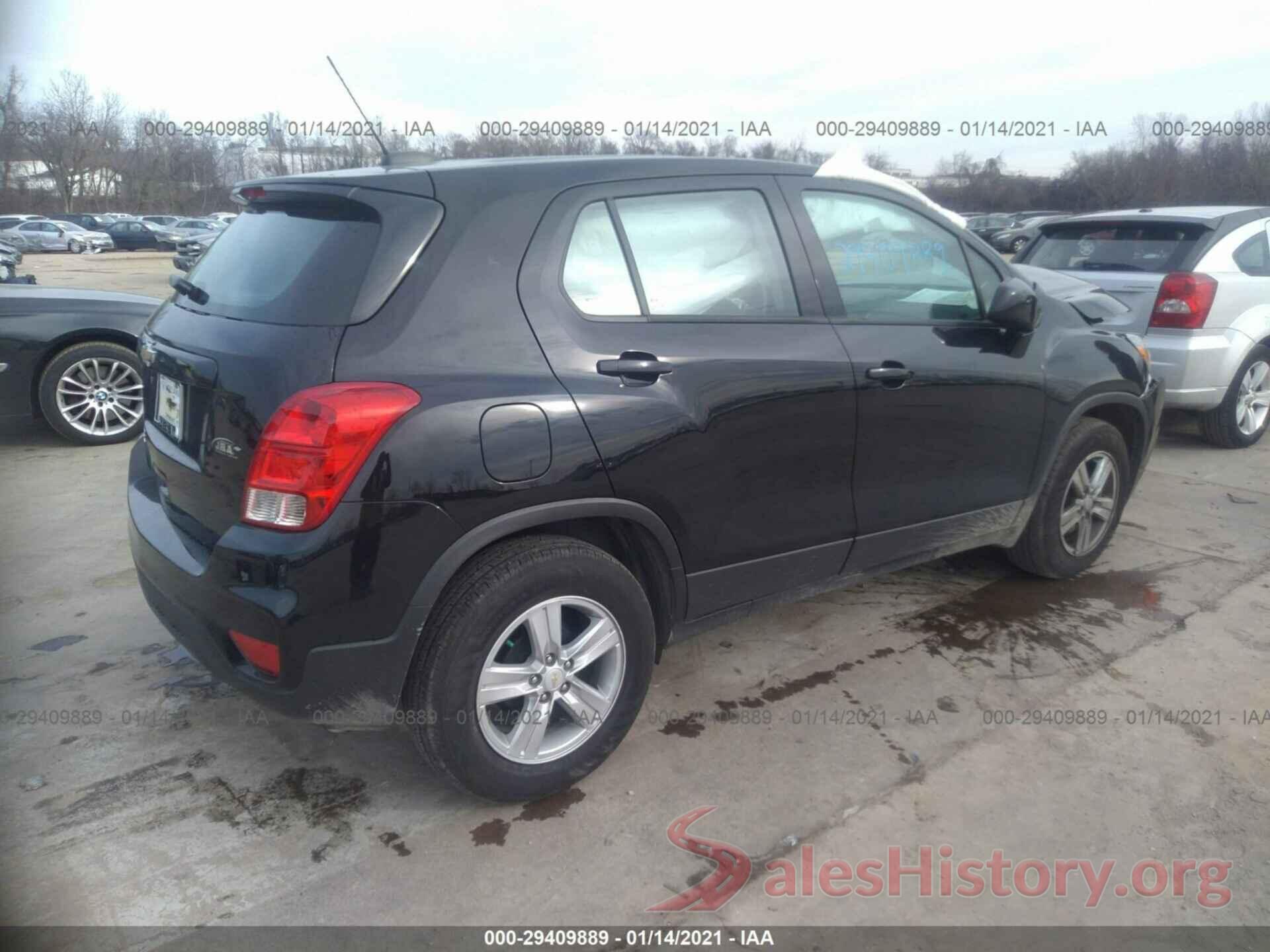 KL7CJKSBXLB062452 2020 CHEVROLET TRAX