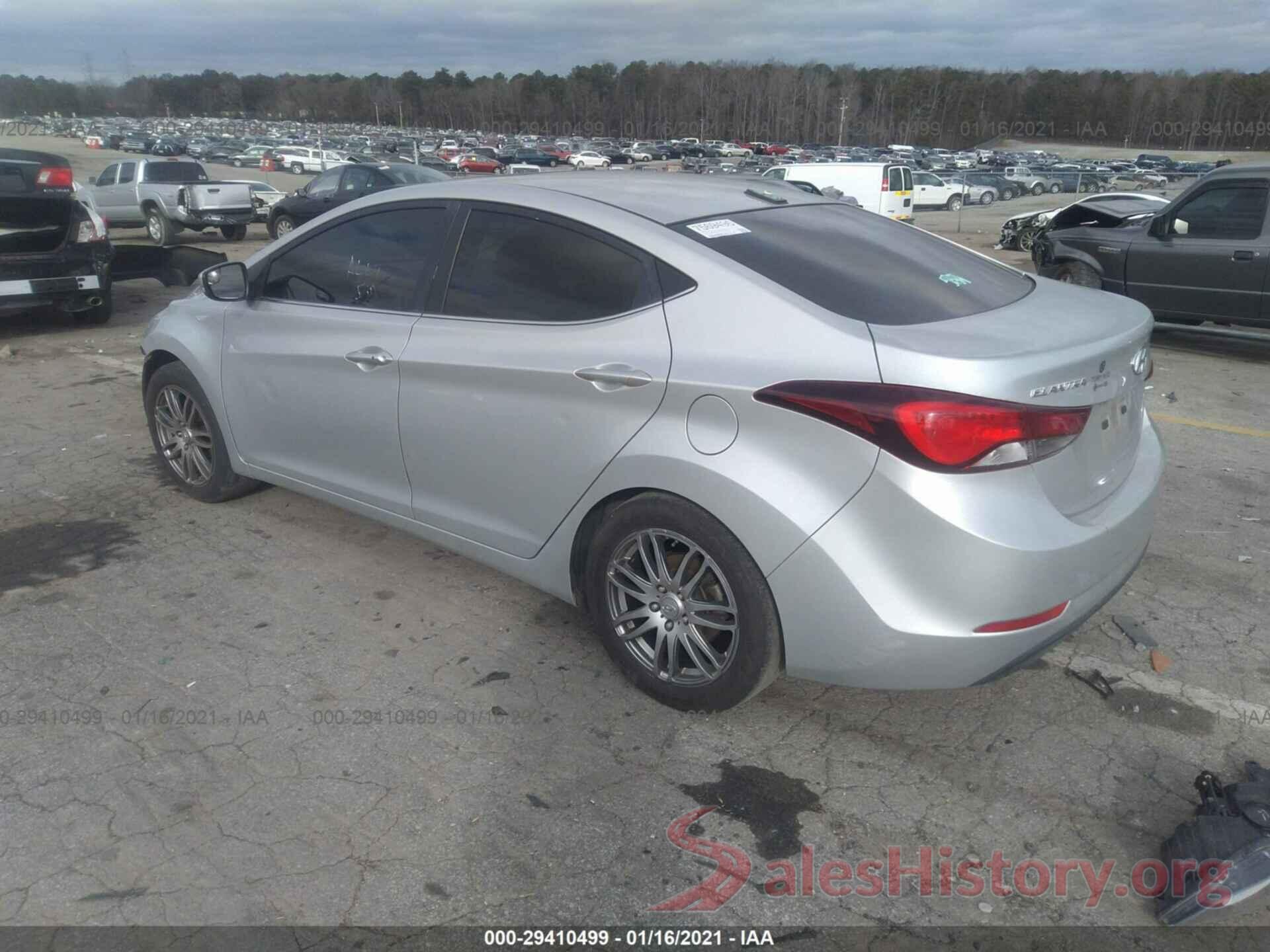 5NPDH4AE9GH772893 2016 HYUNDAI ELANTRA