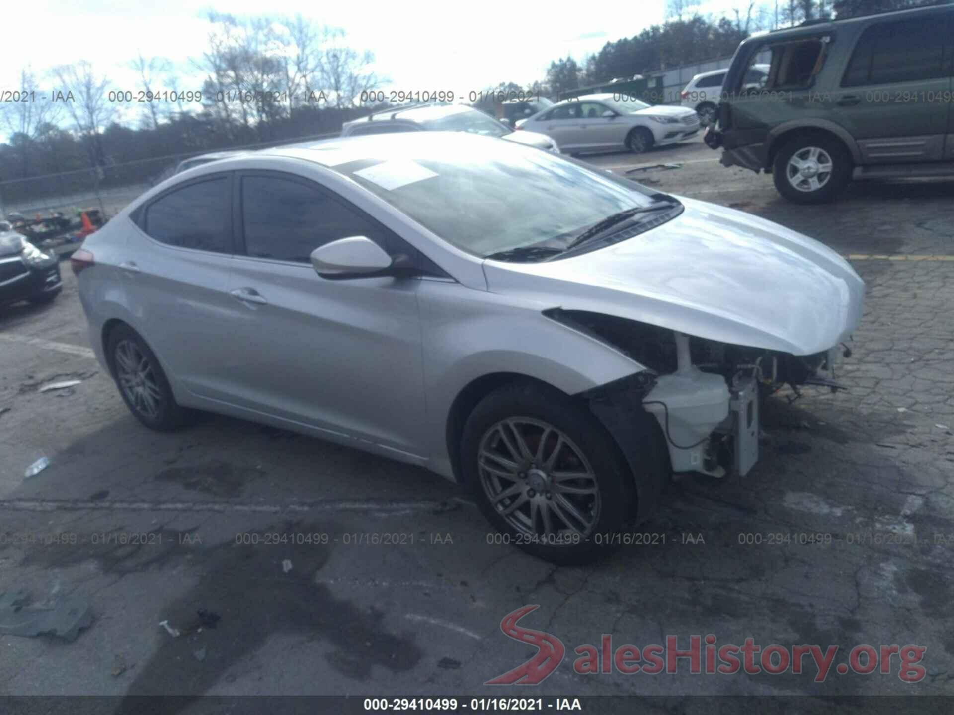 5NPDH4AE9GH772893 2016 HYUNDAI ELANTRA