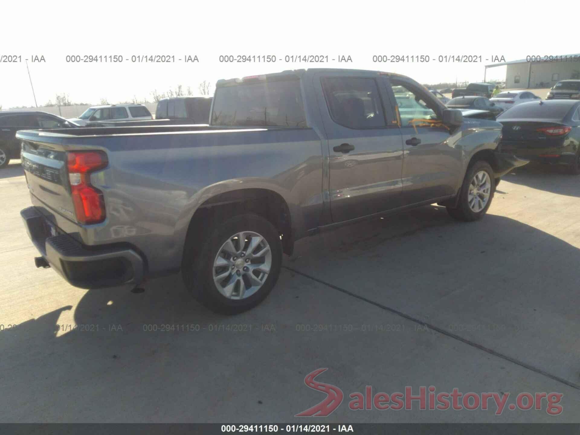 3GCPWBEK8LG140607 2020 CHEVROLET SILVERADO 1500