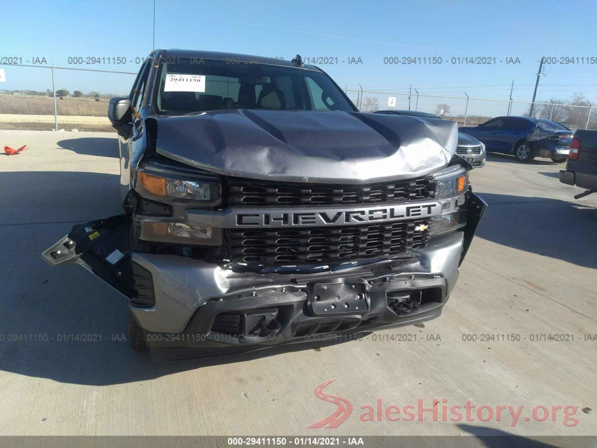 3GCPWBEK8LG140607 2020 CHEVROLET SILVERADO 1500