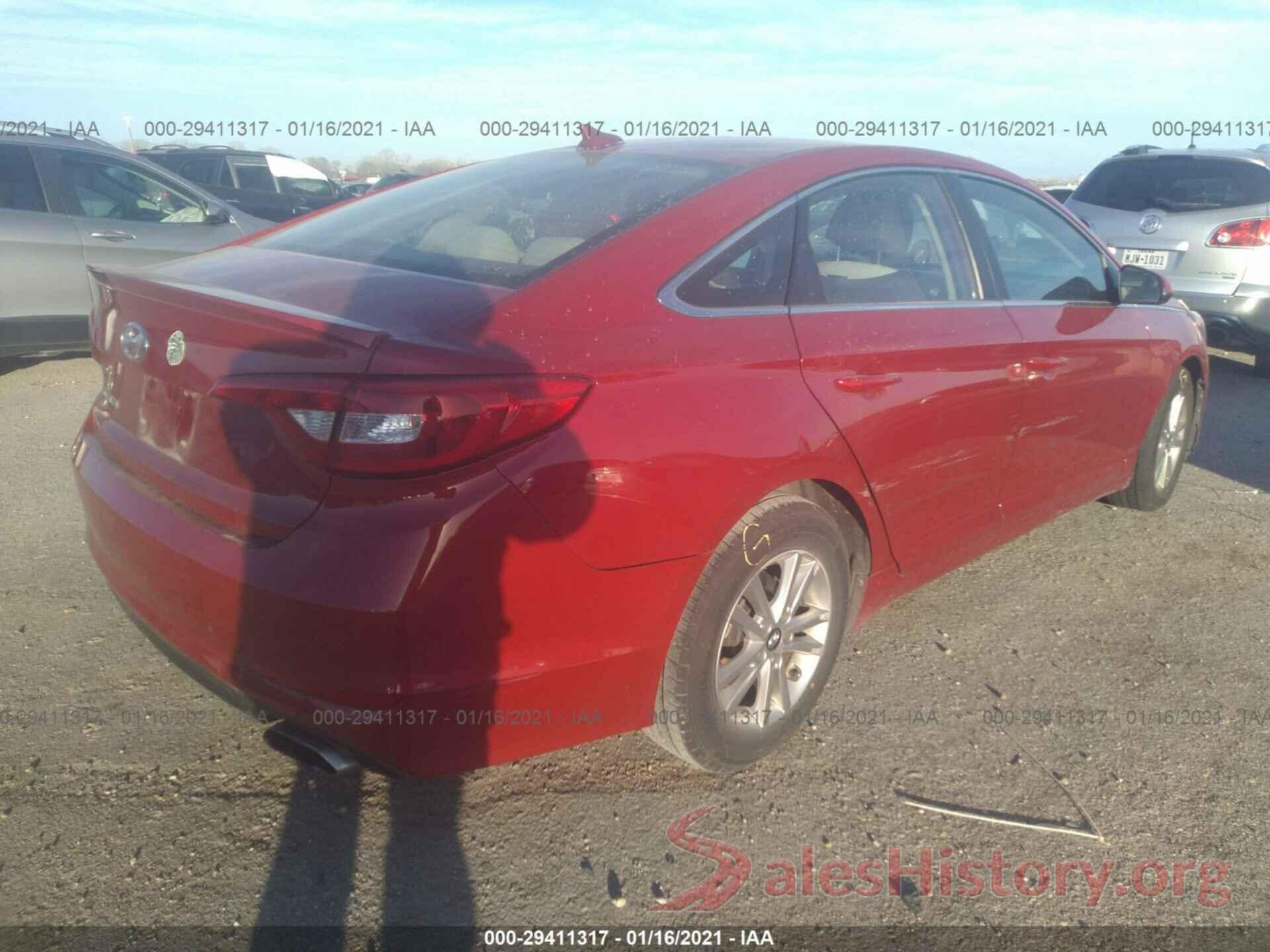 5NPE24AF2HH512075 2017 HYUNDAI SONATA