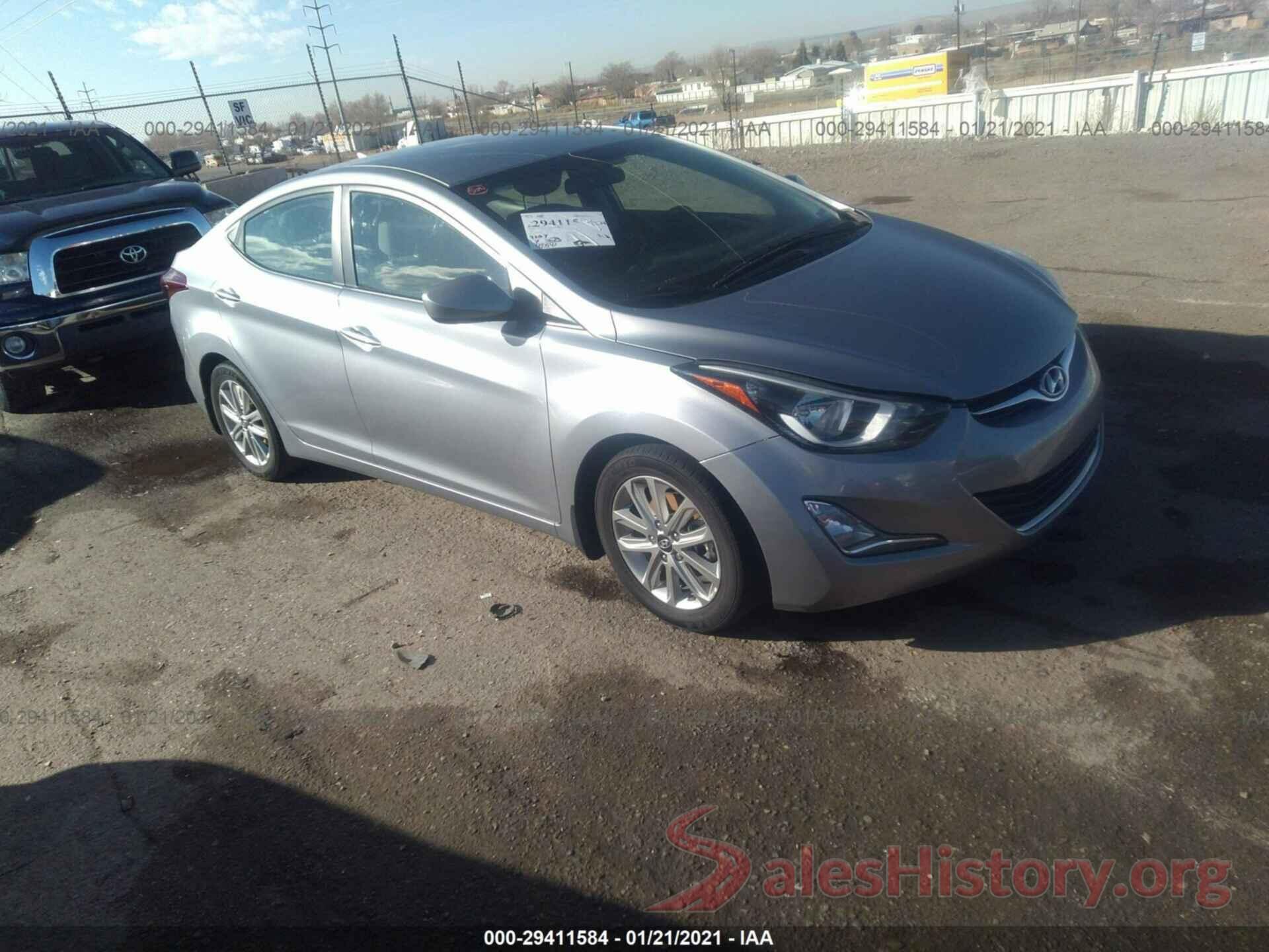 5NPDH4AE1GH659701 2016 HYUNDAI ELANTRA