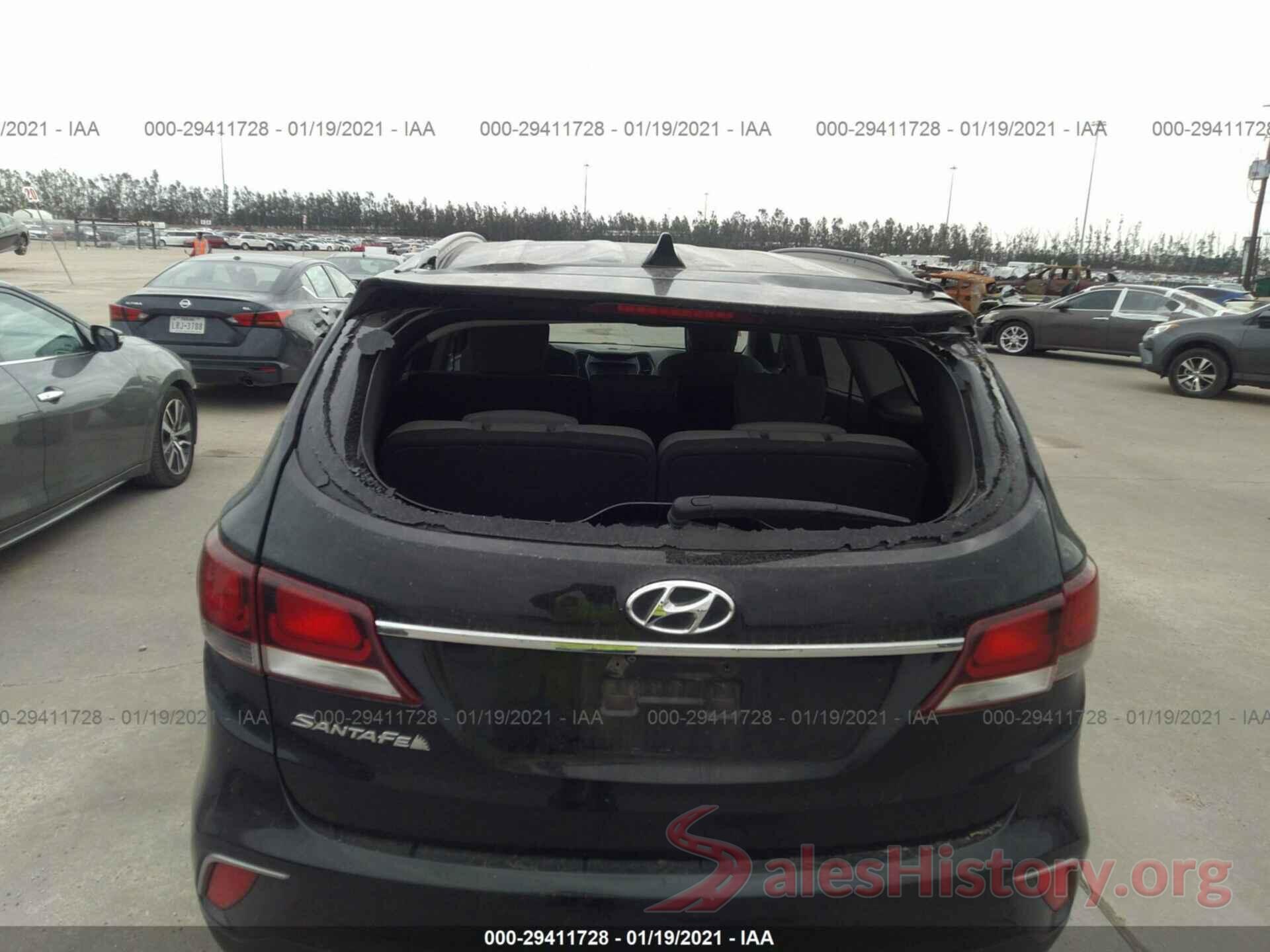 KM8SM4HF8HU213095 2017 HYUNDAI SANTA FE