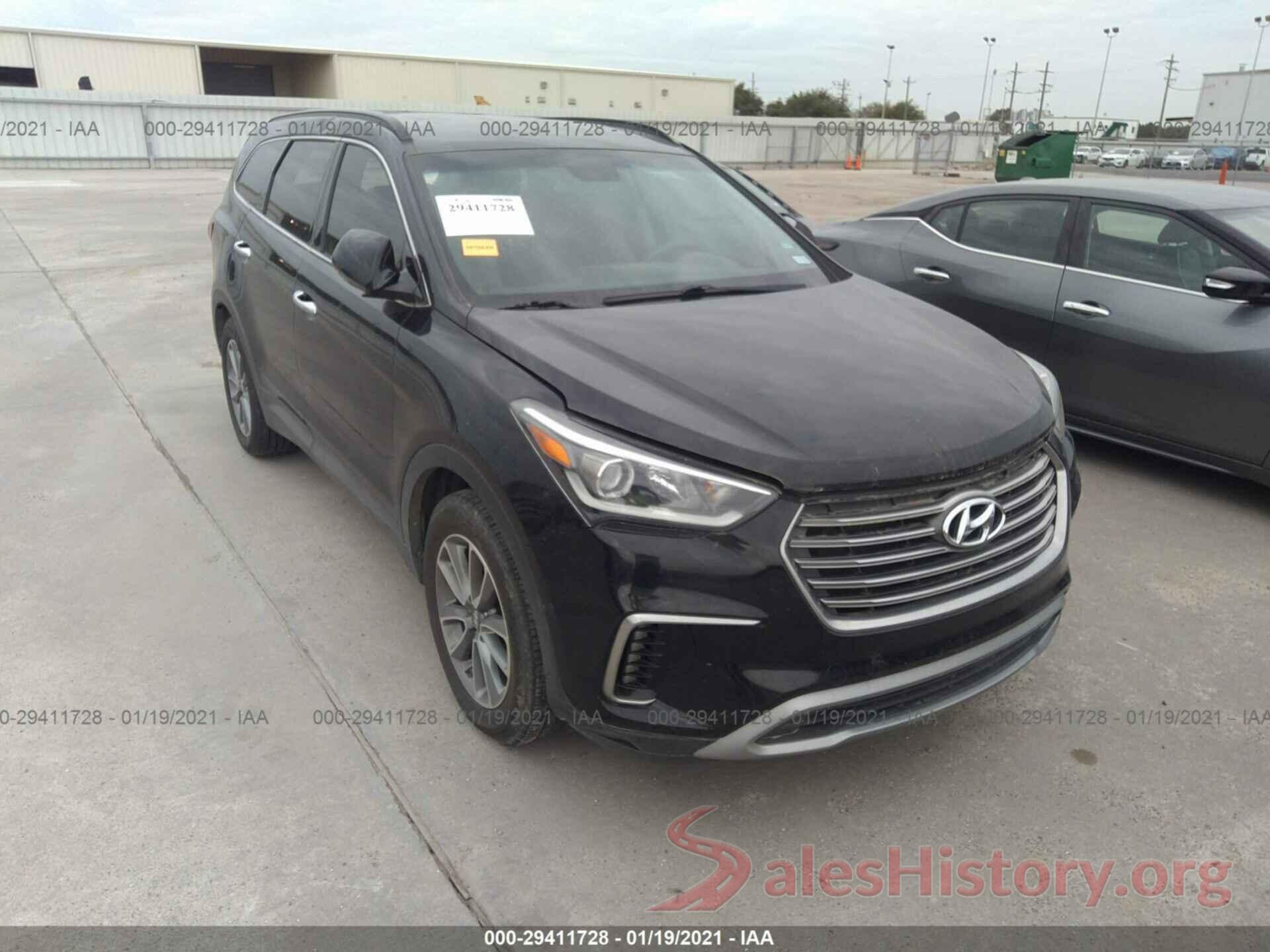 KM8SM4HF8HU213095 2017 HYUNDAI SANTA FE