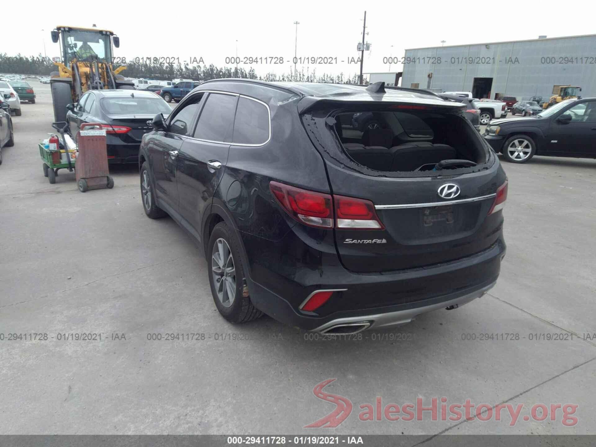 KM8SM4HF8HU213095 2017 HYUNDAI SANTA FE